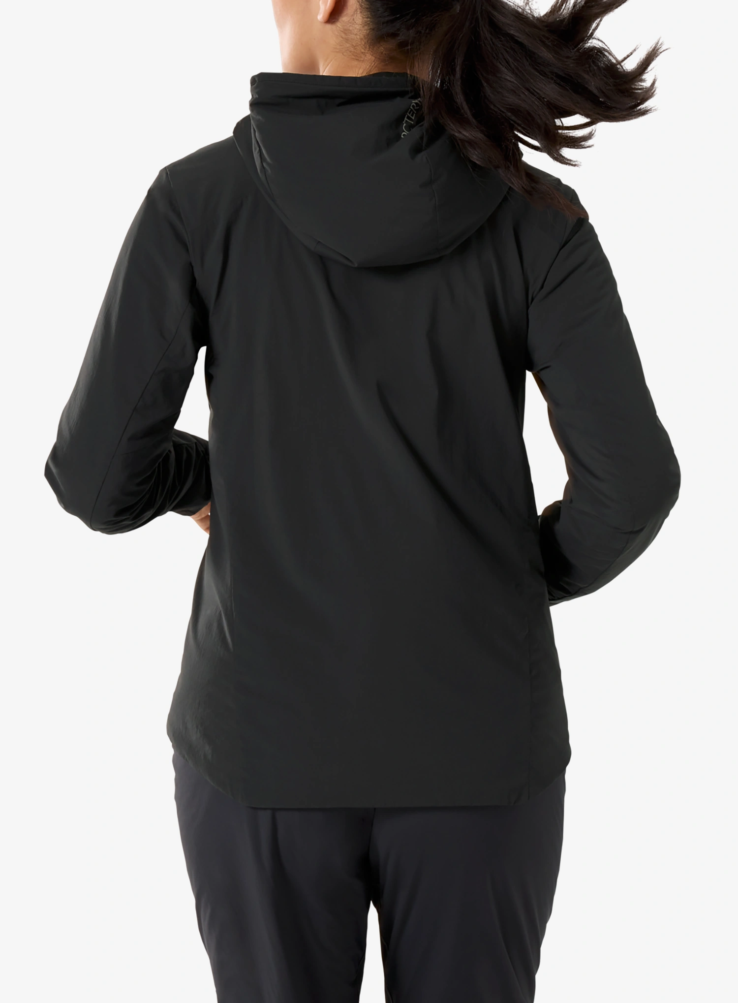 Bežecká bunda dámska Arcteryx Norvan Insulated Hoody - black/black