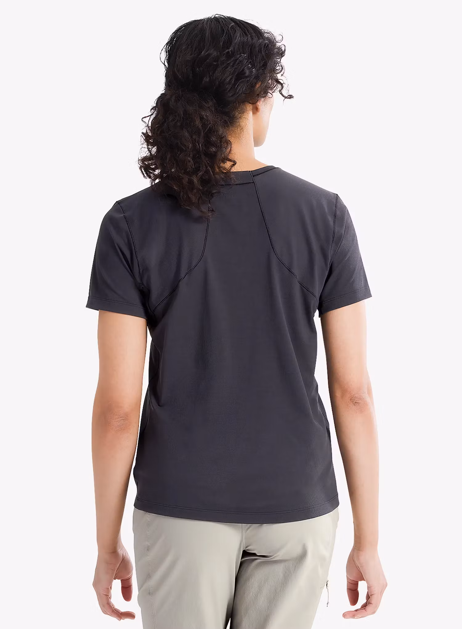 Lezecké tričko dámske Arcteryx Sunna Crew SS - black