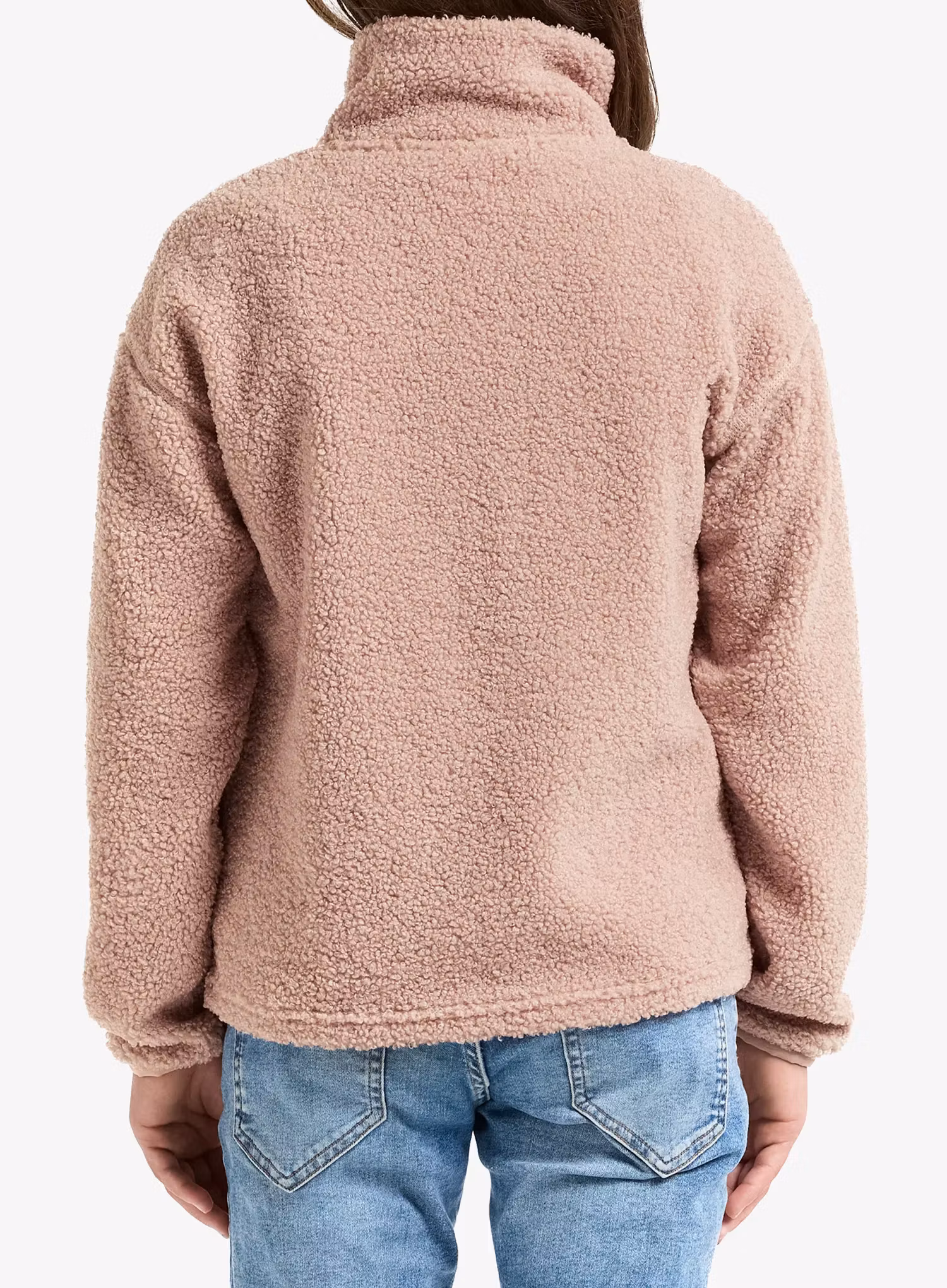 Mikina detská Didriksons Zir FZ - vintage pink