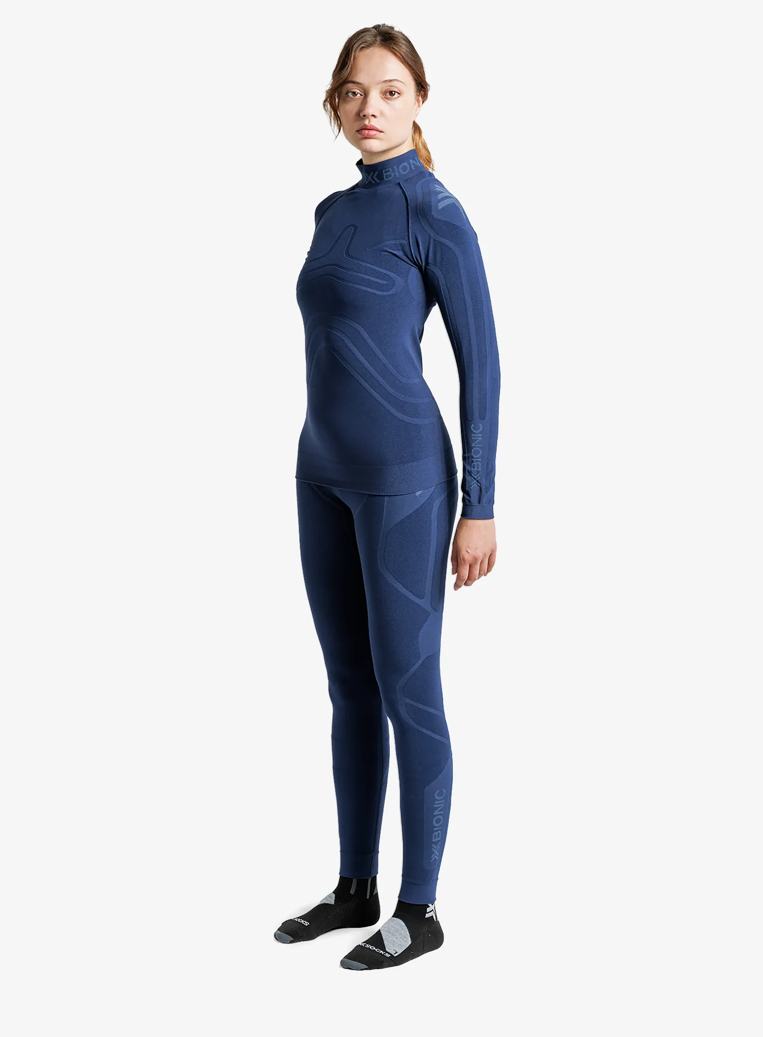 Funkčné tričko dámske X-Bionic Heatloop Shirt LS - marine