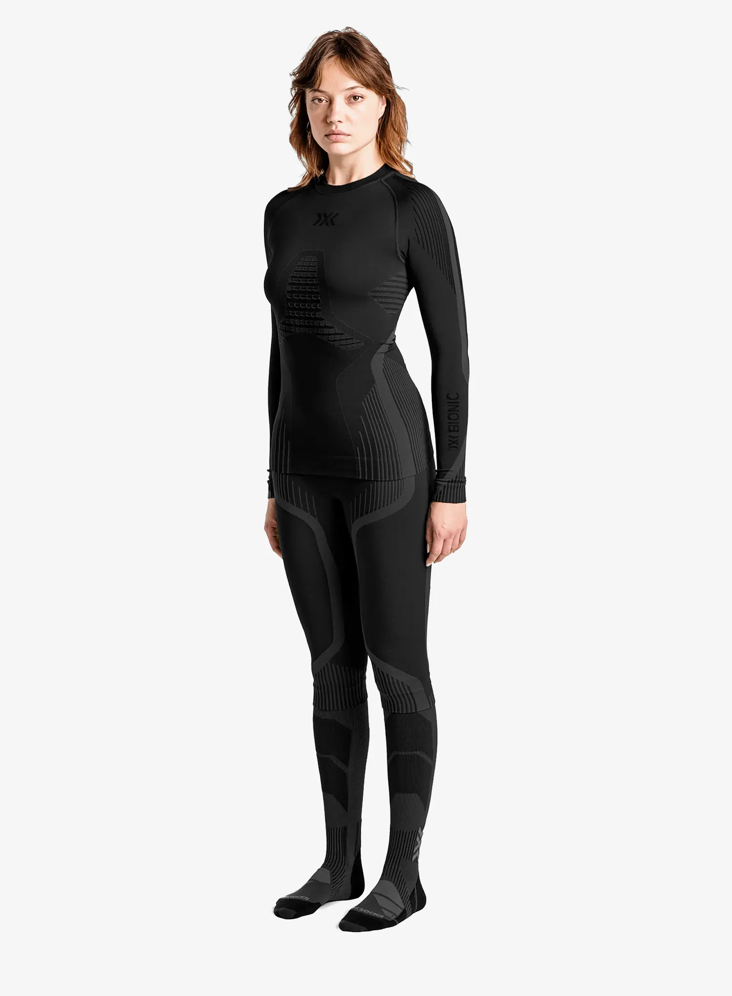 Funkčné tričko dámske X-Bionic Invent Shirt LS - x black