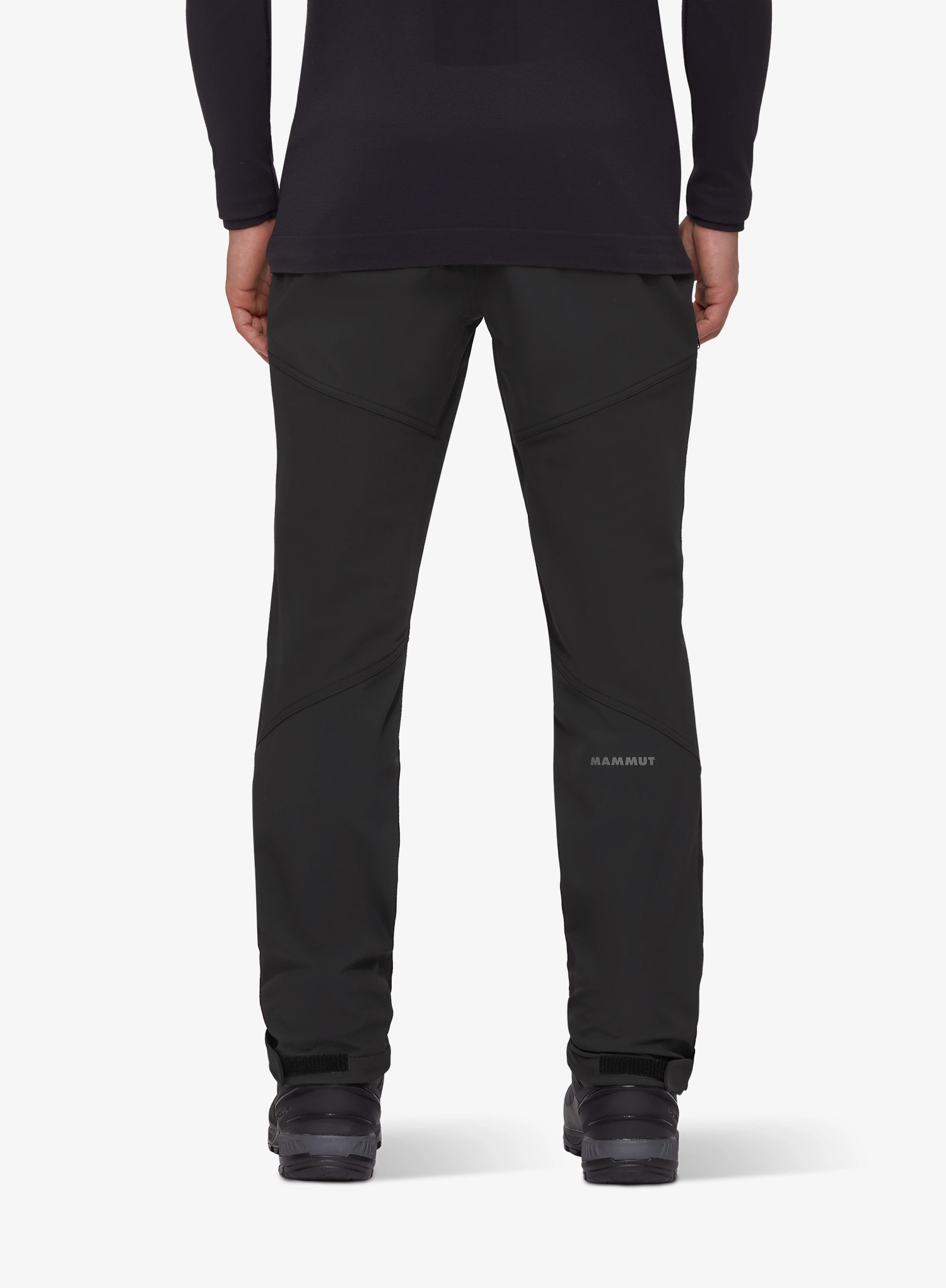 Softshellové nohavice Mammut Zinal Guide SO Hybrid Pants - black