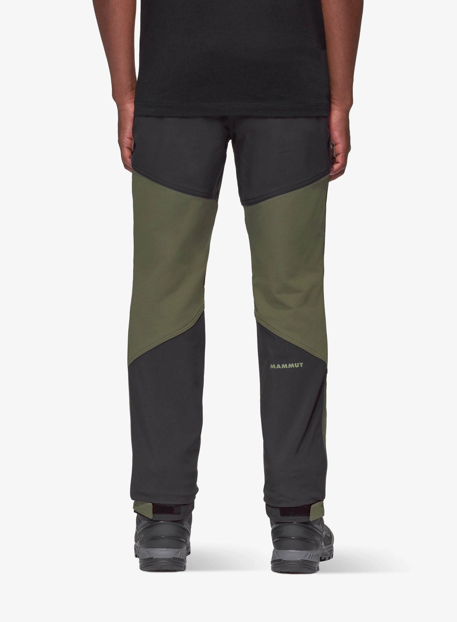 Softshellové nohavice Mammut Zinal Guide SO Hybrid Pants - dark marsh/black