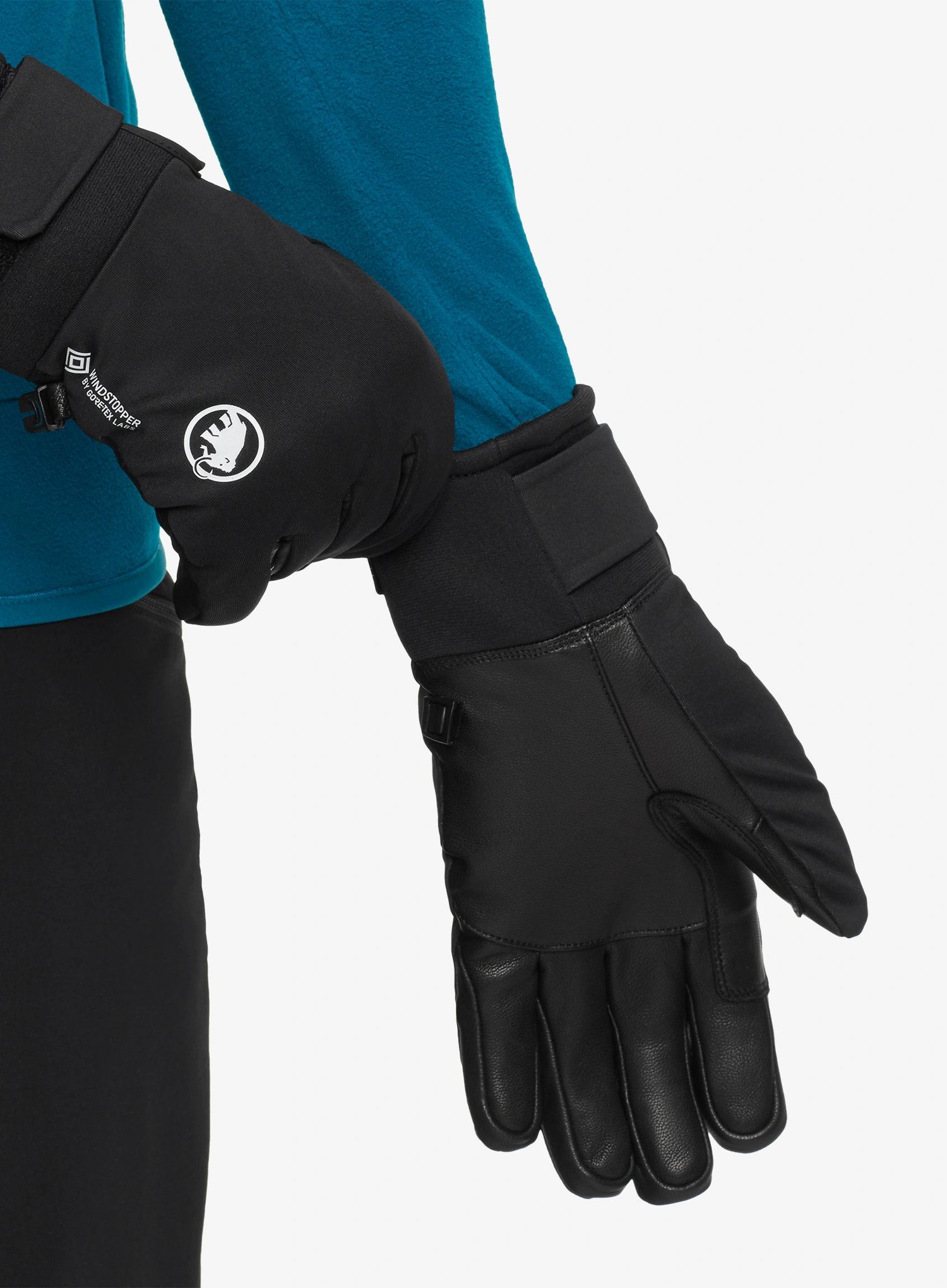 Rukavice softshell Mammut Astro Guide SO Glove - black