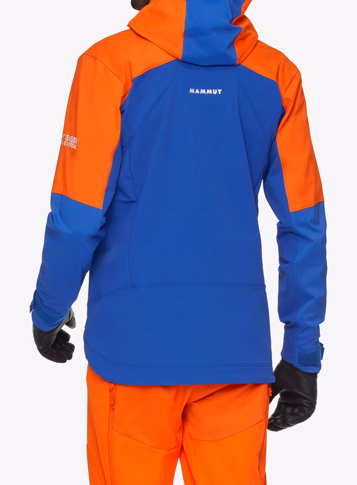 Nepremokavá bunda Mammut Eiger Nordwand Pro SO Hooded Jacket - eiger blue/eiger orange
