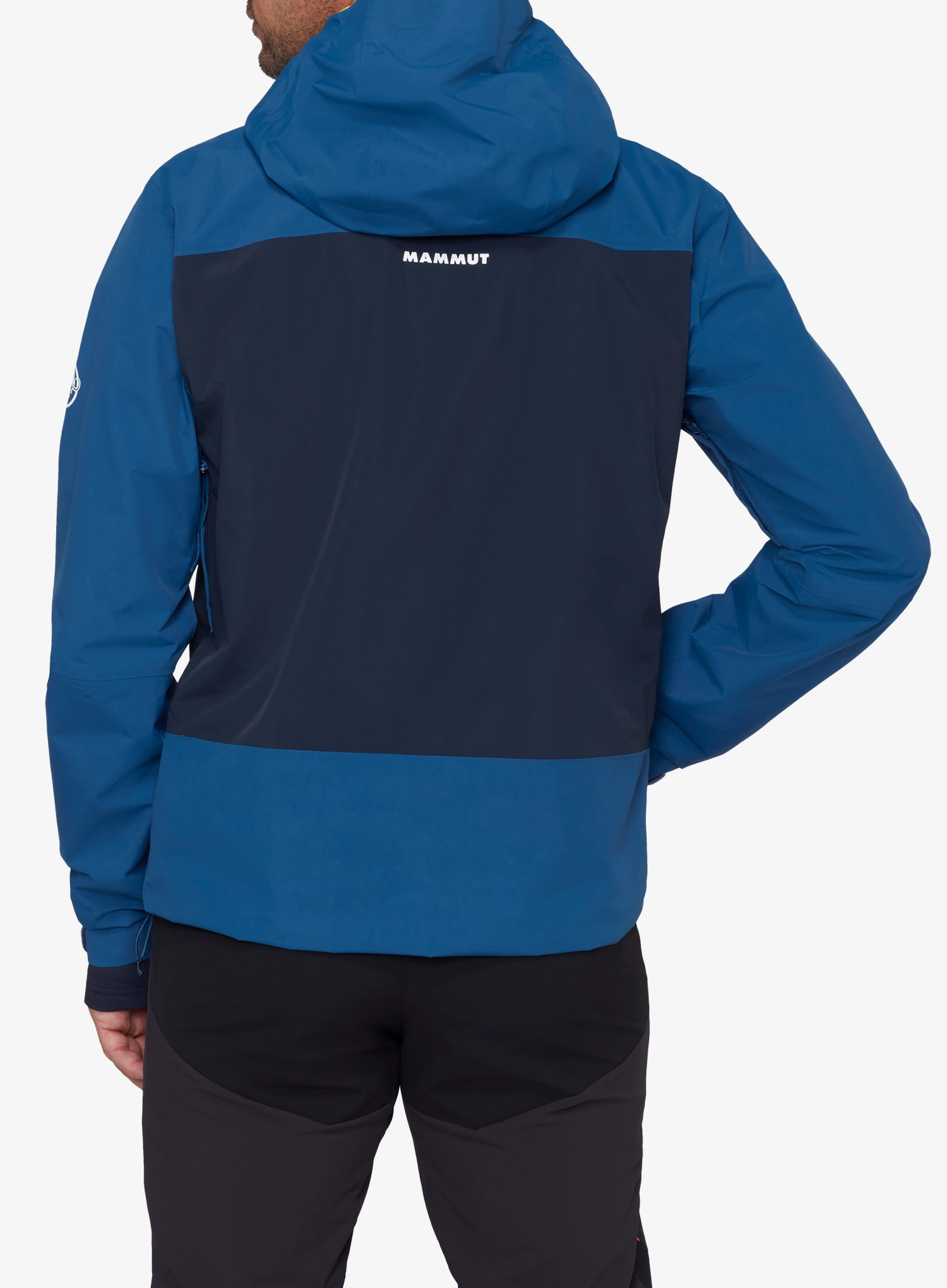 Nepremokavá bunda Mammut Crag HS Hooded Jacket - tschiel/marine
