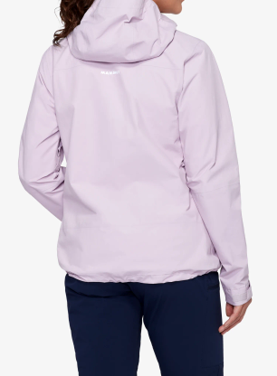 Nepremokavá bunda dámska Mammut Crag HS Hooded Jacket - alpine calamint