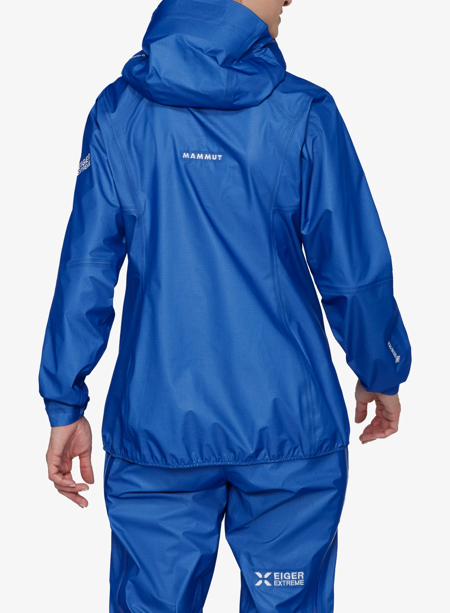 GORE TEX bunda dámska Mammut Eiger Nordwand Light HS Hooded Jacket - eiger blue
