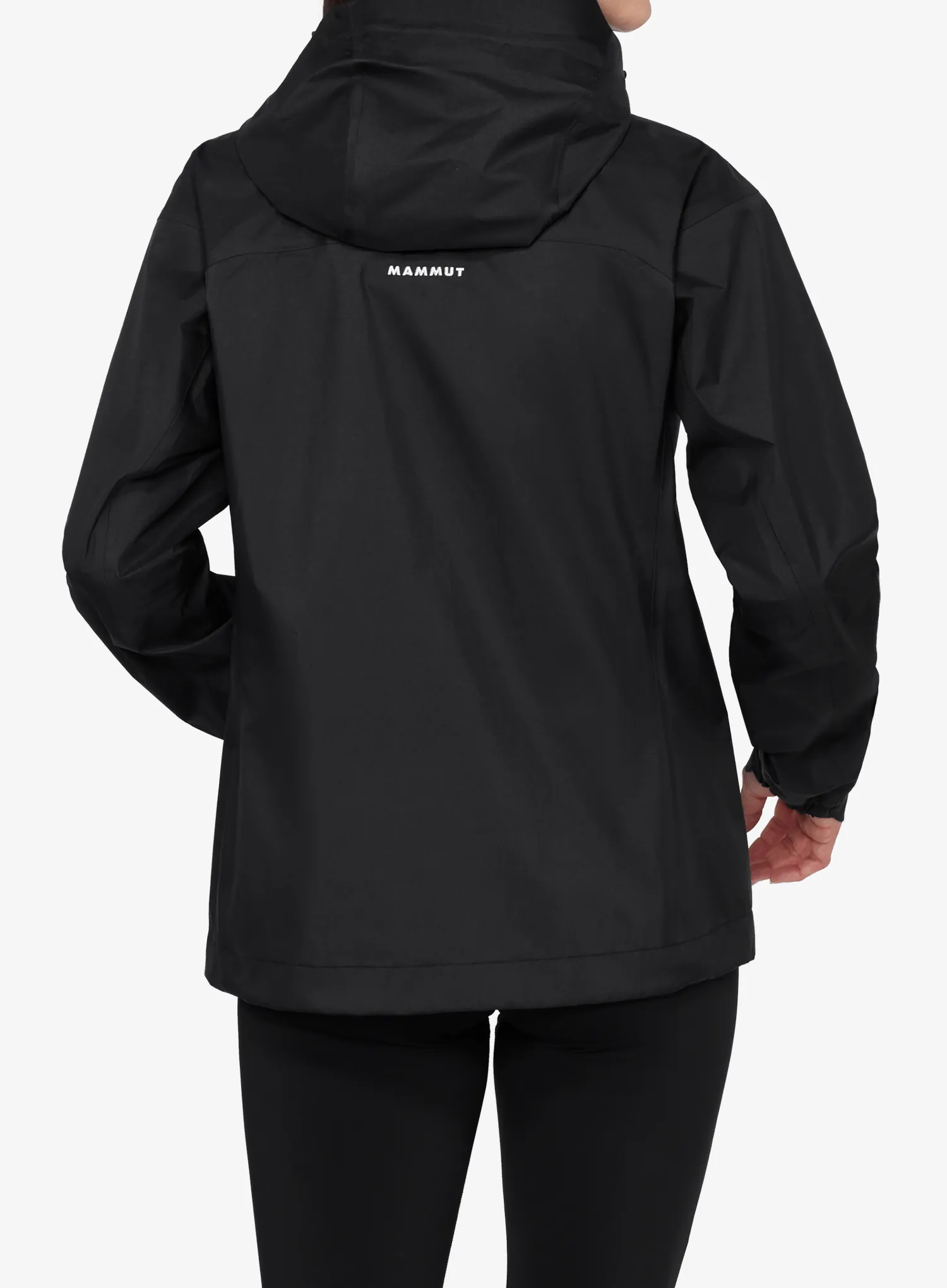Nepremokavá bunda dámska Mammut Taiss Light HS Hooded Jacket - black