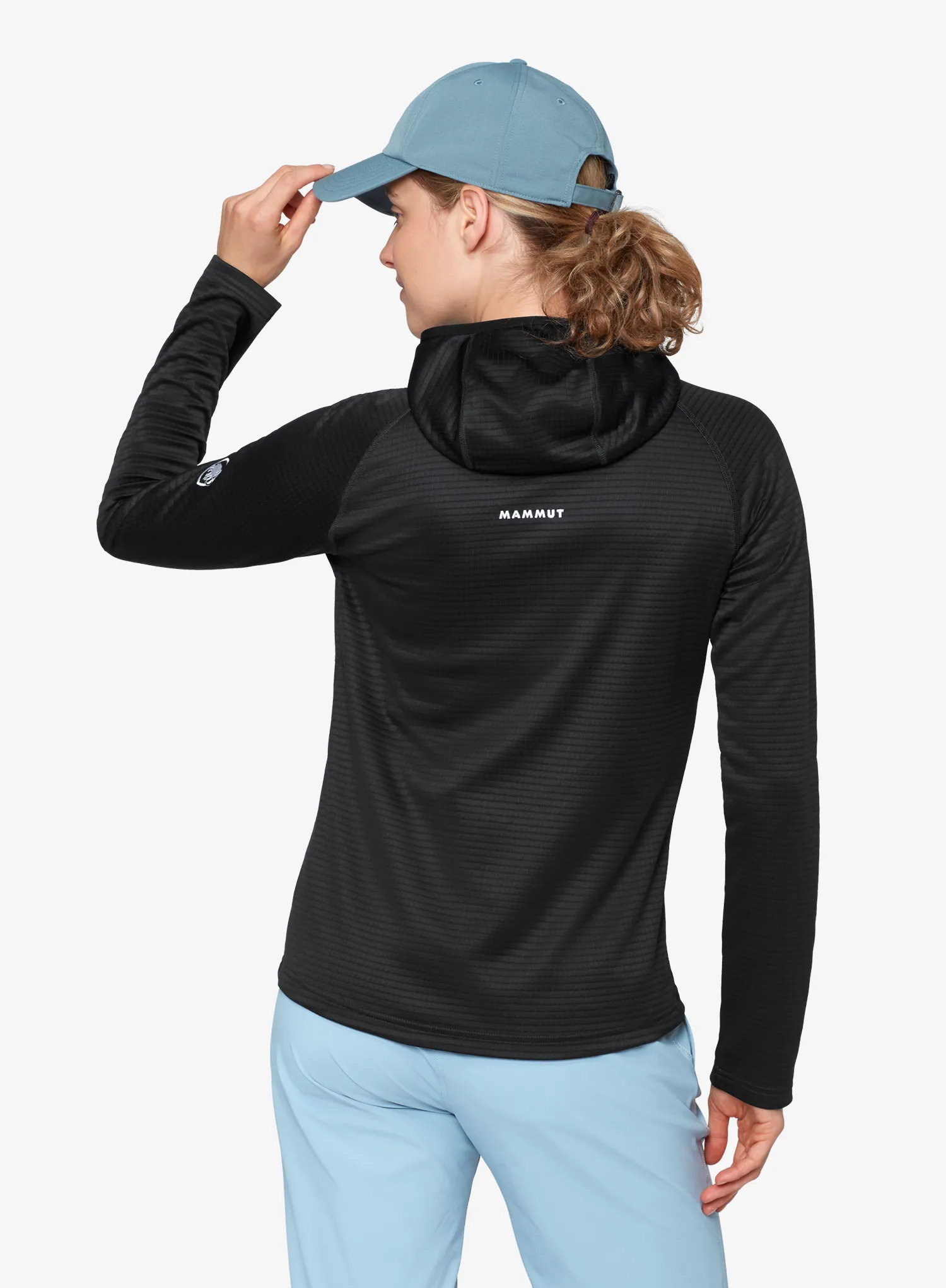 Mikina na zips dámska Mammut Crag ML Hooded Jacket - black