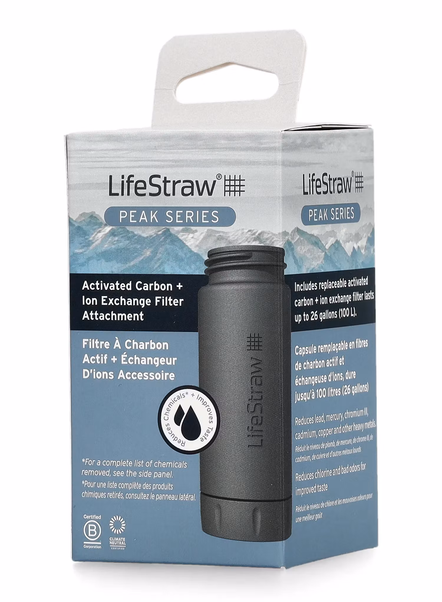 Vodný filter Lifestraw Peak Series - Activated Carbon Filter Attachment