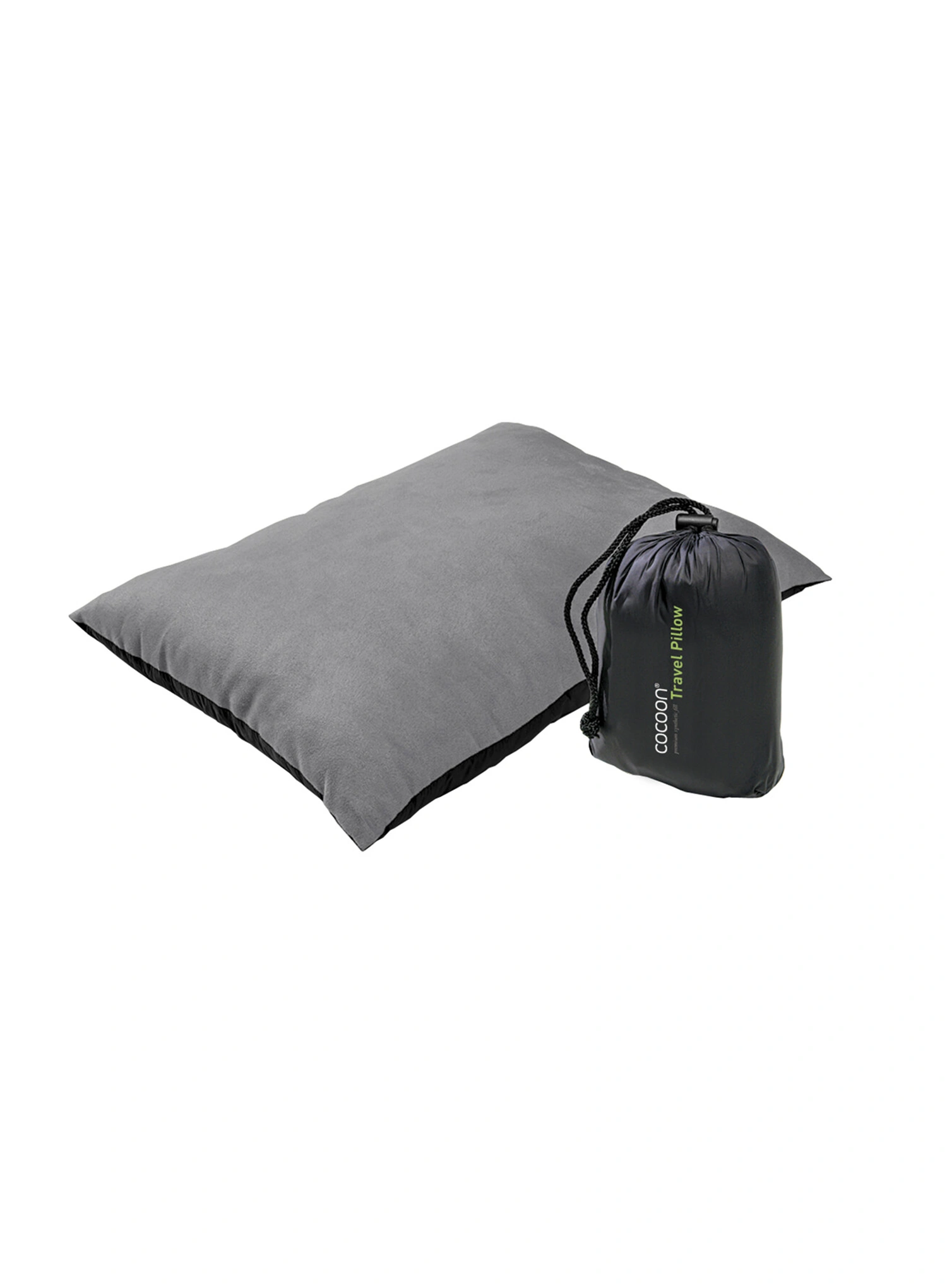 Vankúš Cocoon Synthetic Travel Pillow S - charcoal/smoke grey