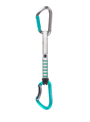 Lezecké expresky SKYLOTEC Salto NY - 6 Pack 17 cm - titanium/aquamarine