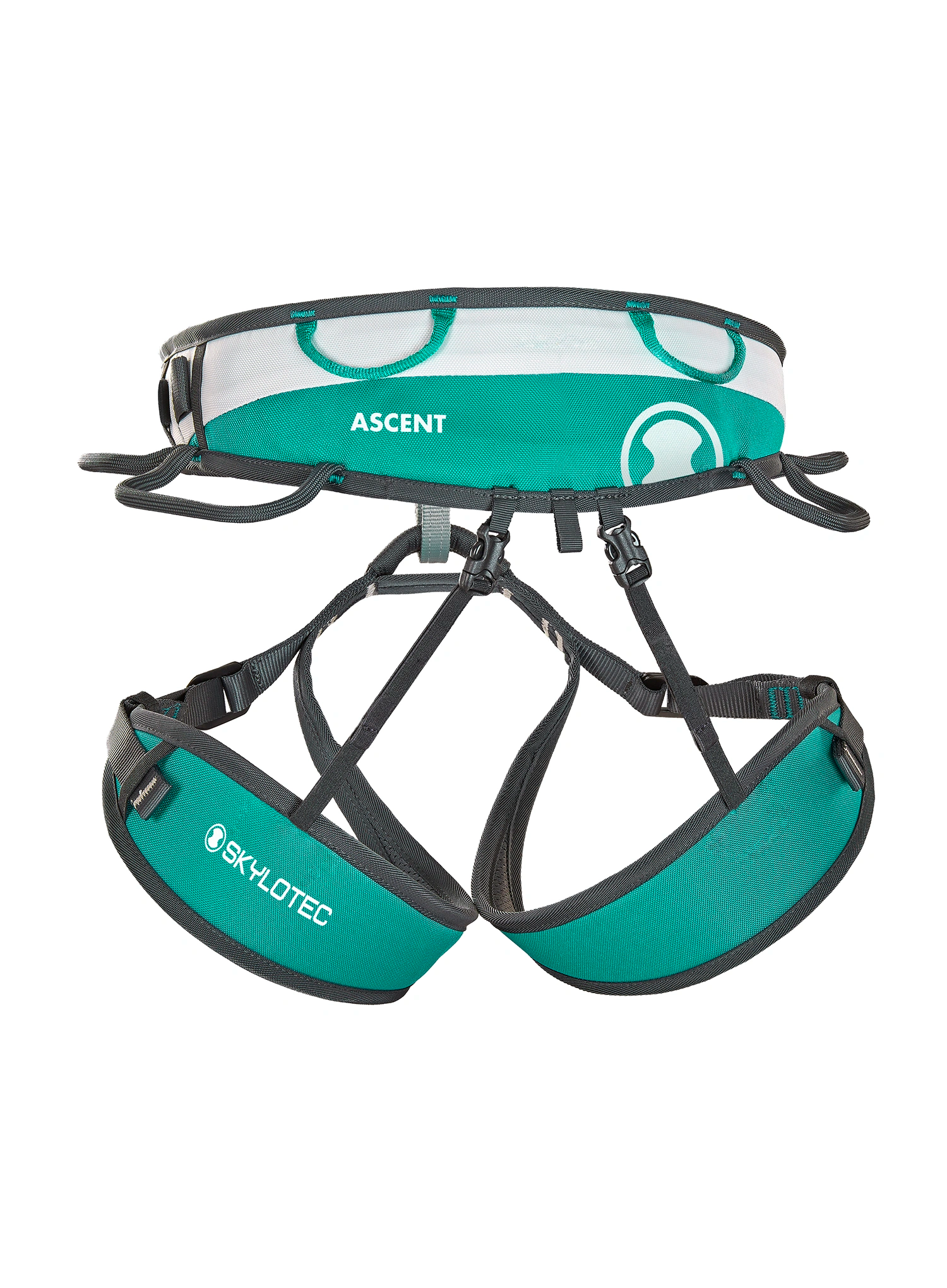 Horolezecký sedák SKYLOTEC Ascent - aquamarine/silvergrey