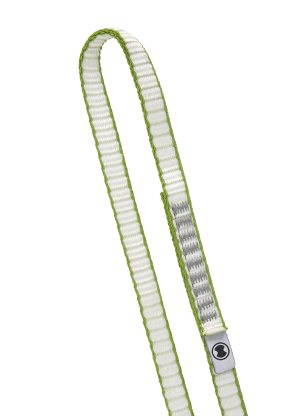Zošitá slučka SKYLOTEC Looper DY 120 cm - white/green
