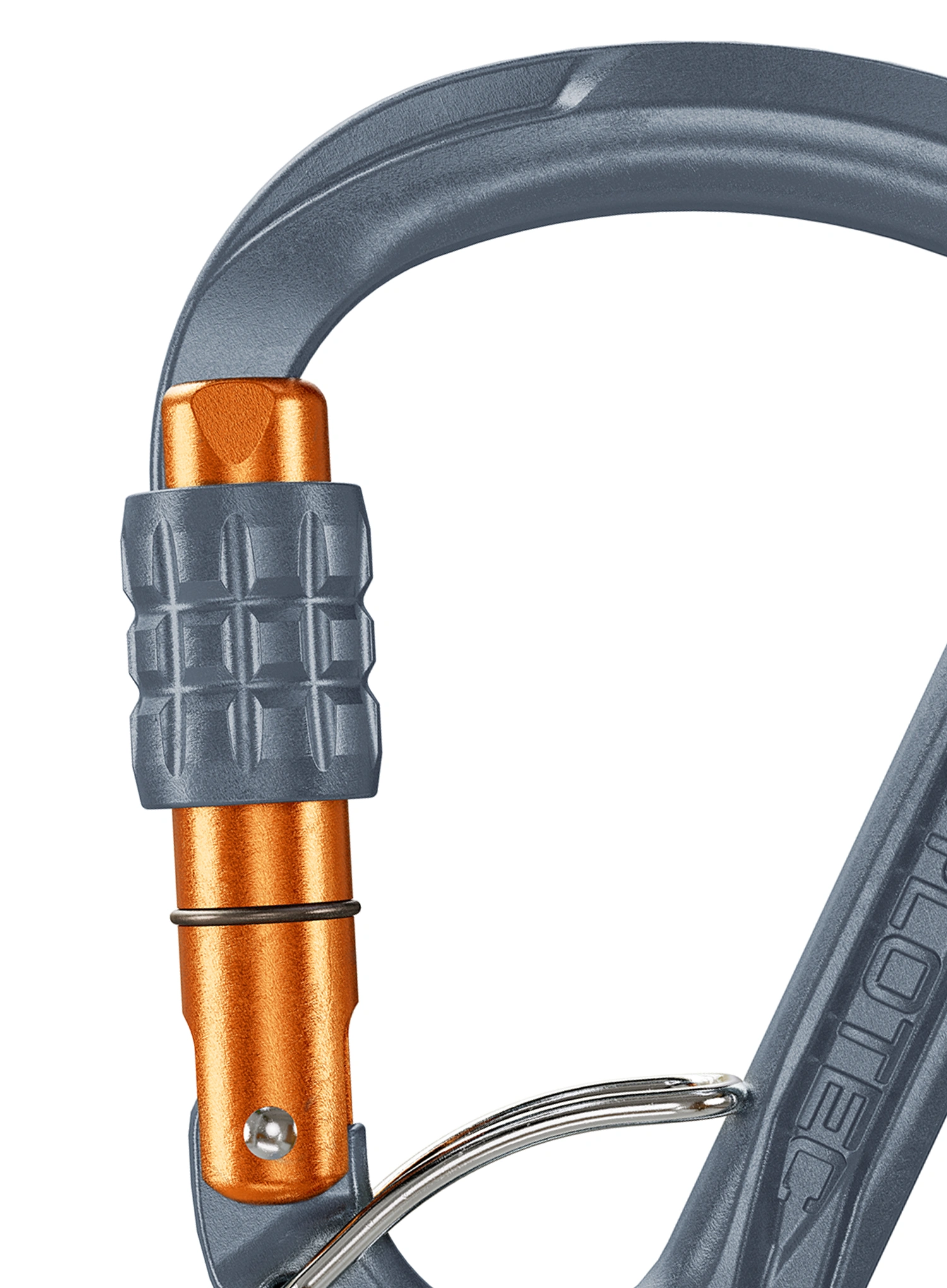Karabína SKYLOTEC Leger SGL - grey/orange