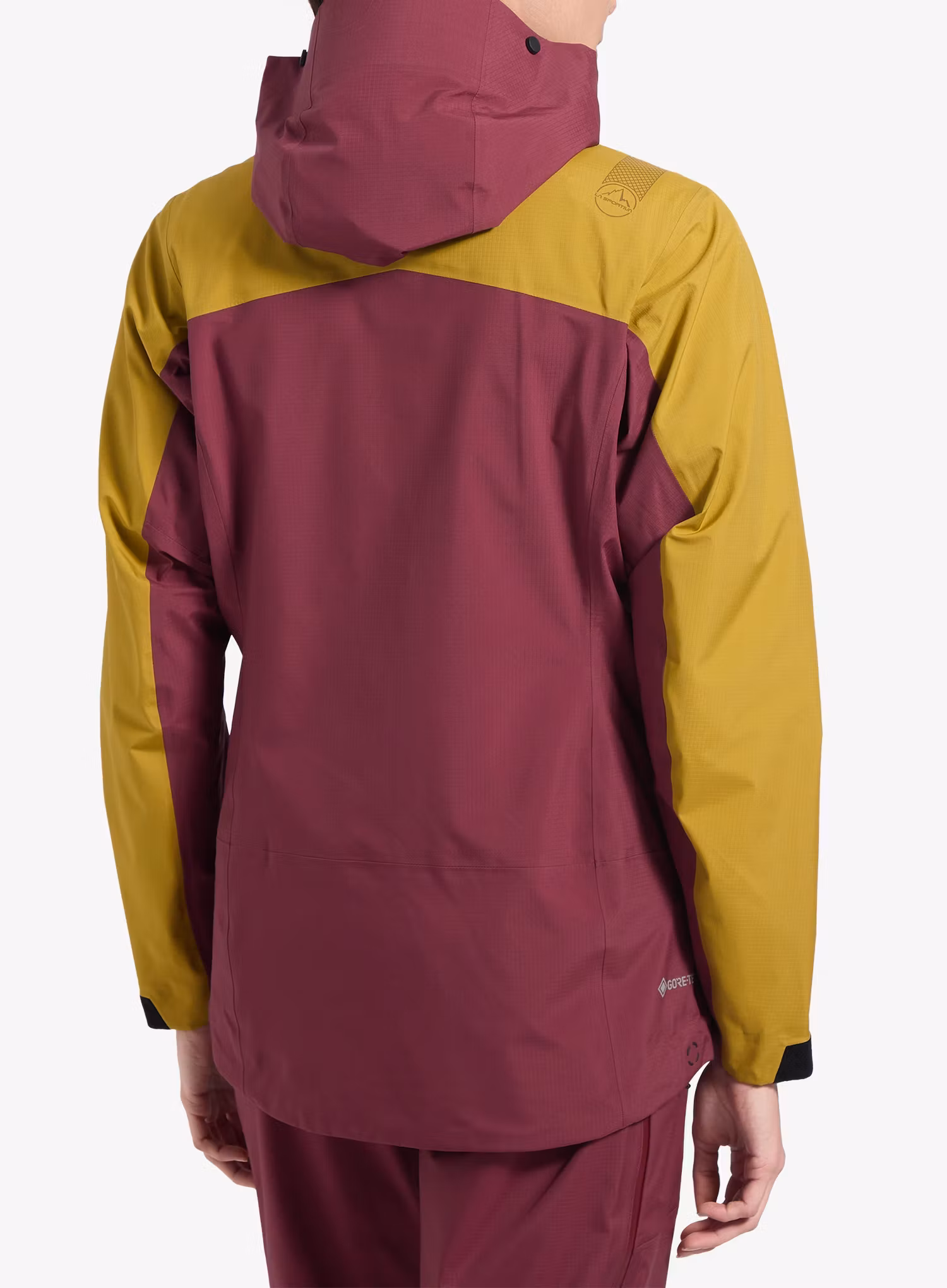 Nepremokavá bunda dámska La Sportiva Alpine Guide GTX Perfomance Jacket - redwood/savana