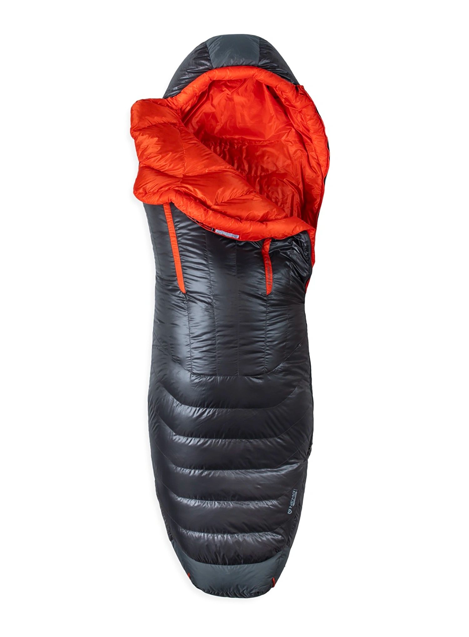 Páperový spacák Nemo Riff 15 Long (198 cm) - goodnight gray