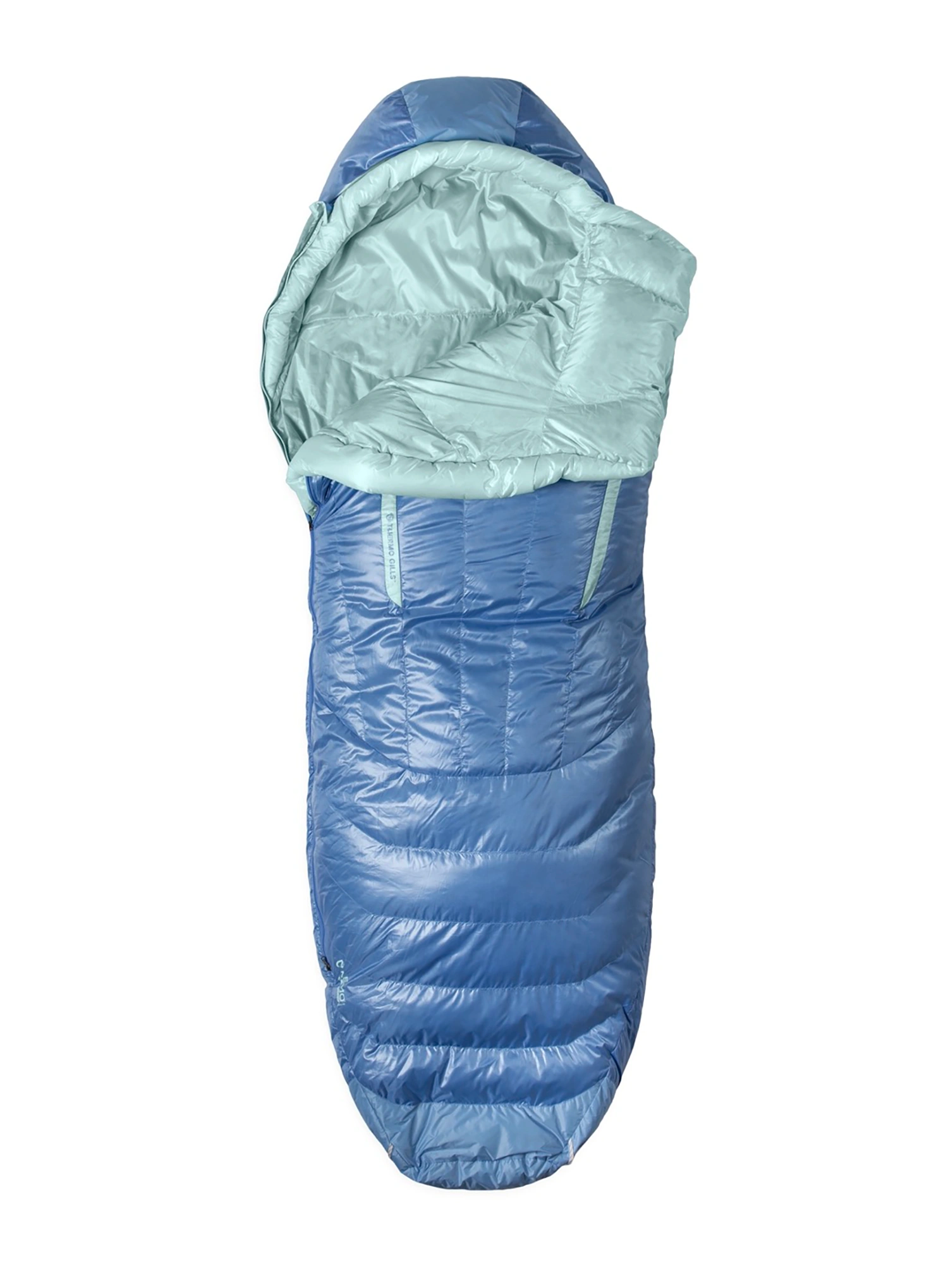 Páperový spací vak dámsky Nemo Riff 30 Long (183 cm) - azure/azure