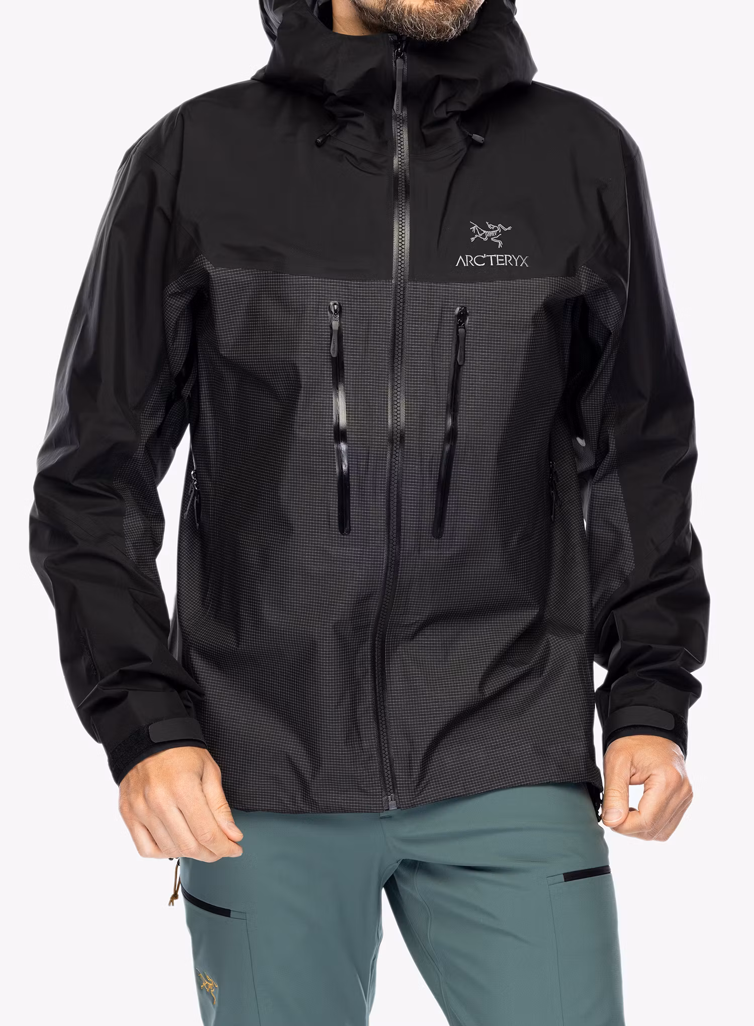 Nepremokavá bunda pánska Arcteryx Alpha Jacket - black