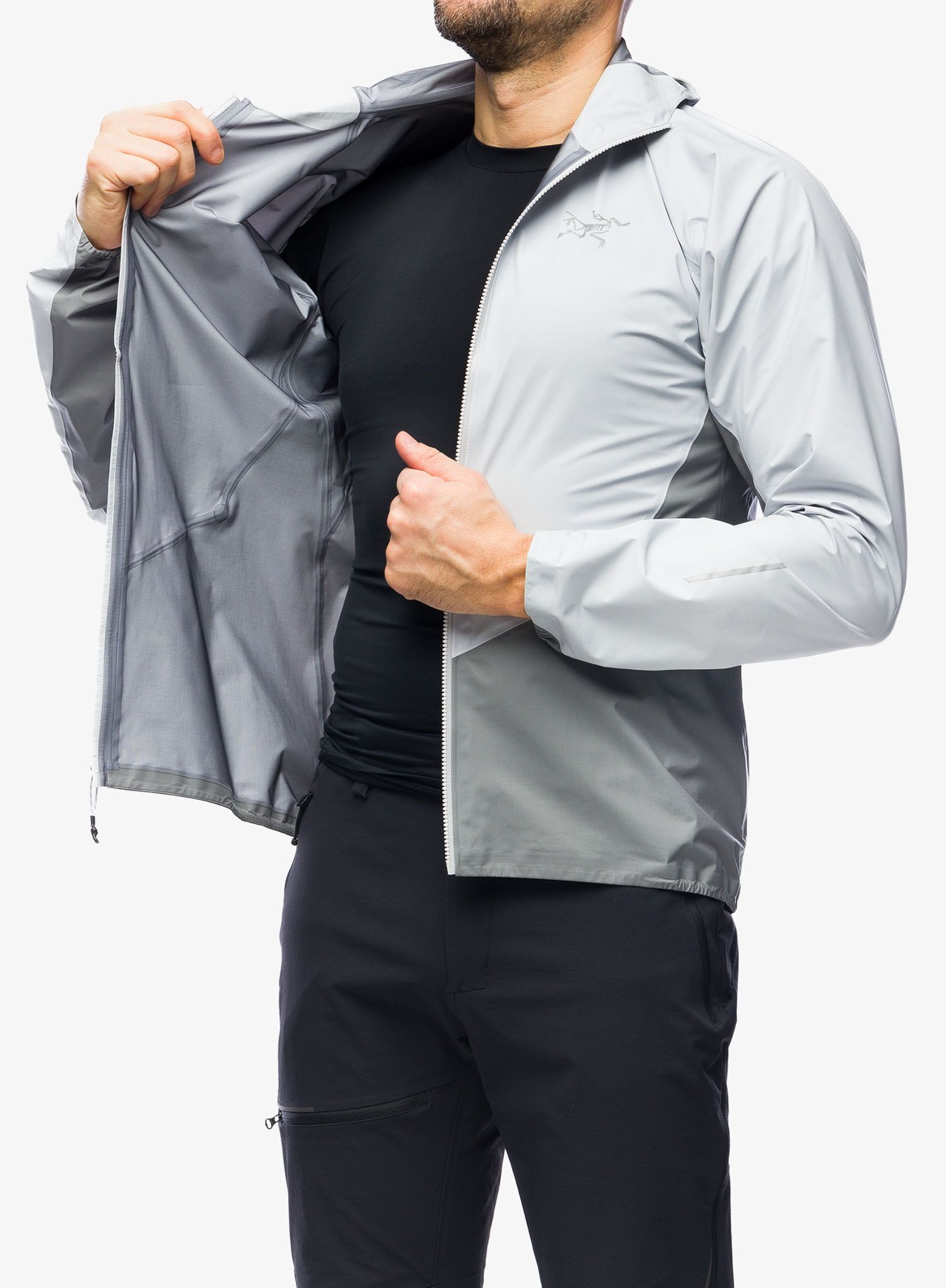Bežecká bunda Arcteryx Norvan Shell Jacket - solitude/void