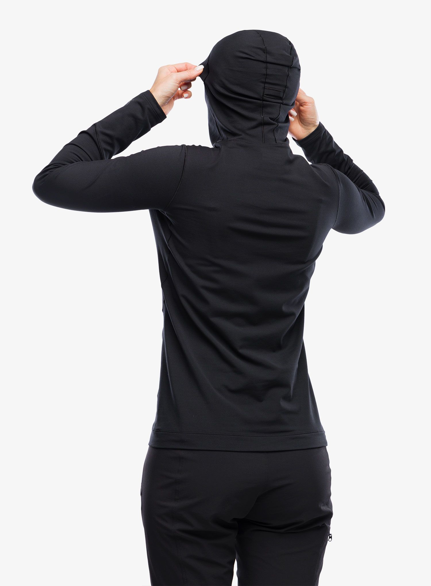 Funkčné tričko dámske Arcteryx Rho Hoody - black