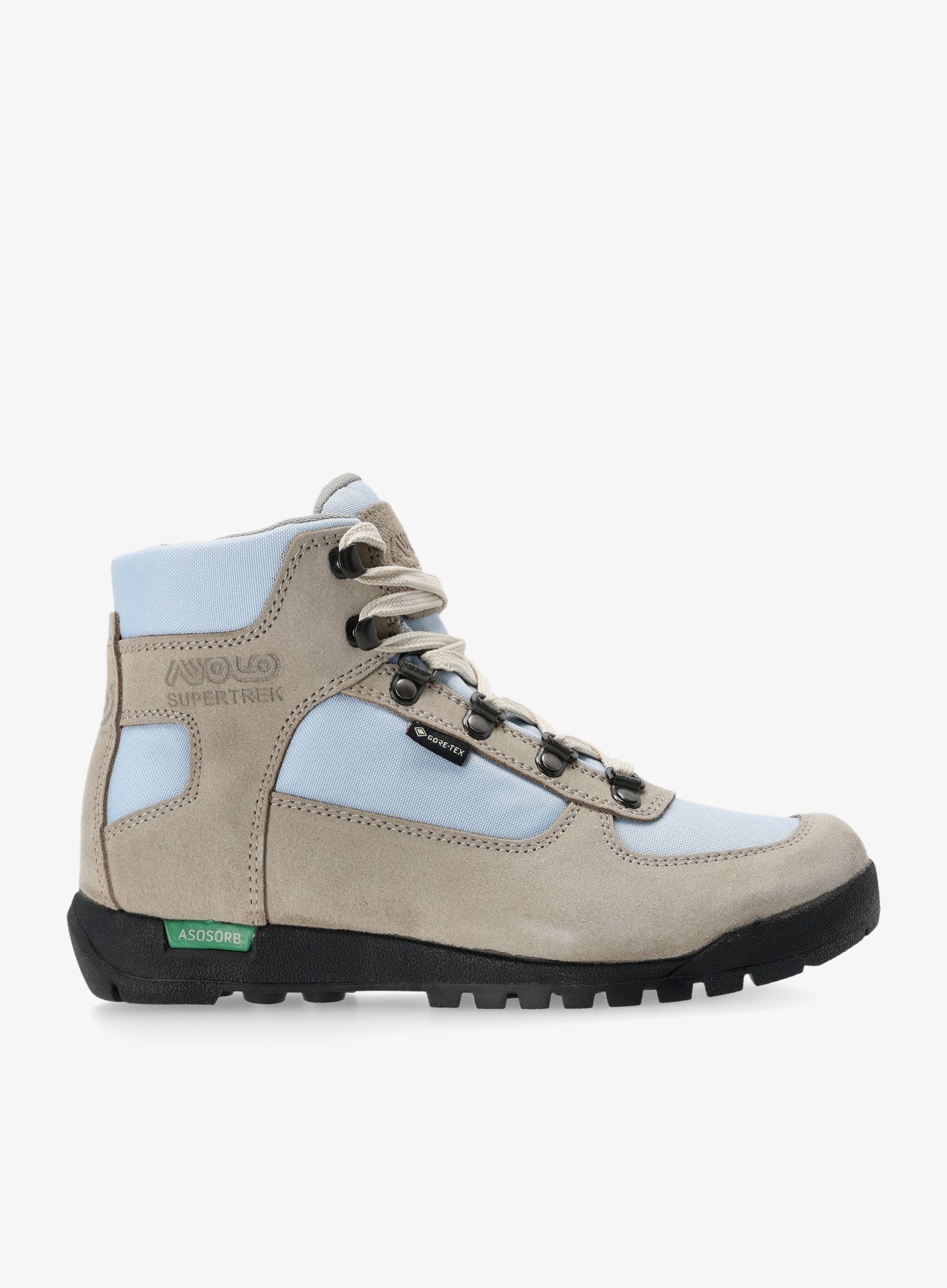 GORE TEX topánky dámske Asolo Supertrek GTX - earthbeige/blue fog