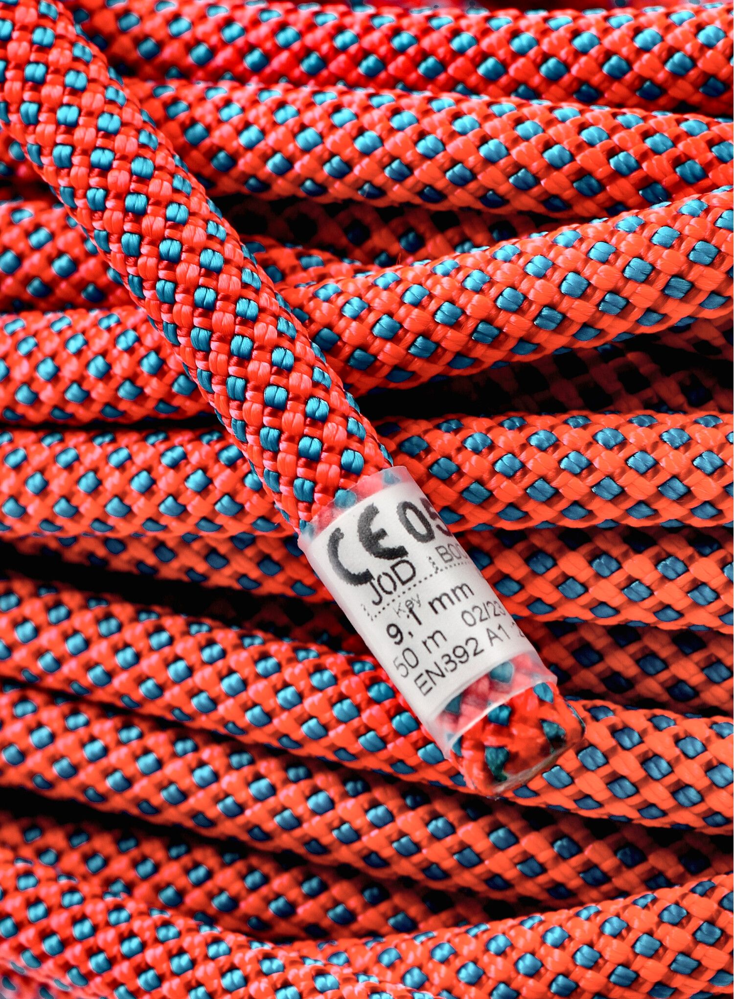 Horolezecké lano Beal Joker 9,1 mm 50 m Golden Dry Unicore - orange
