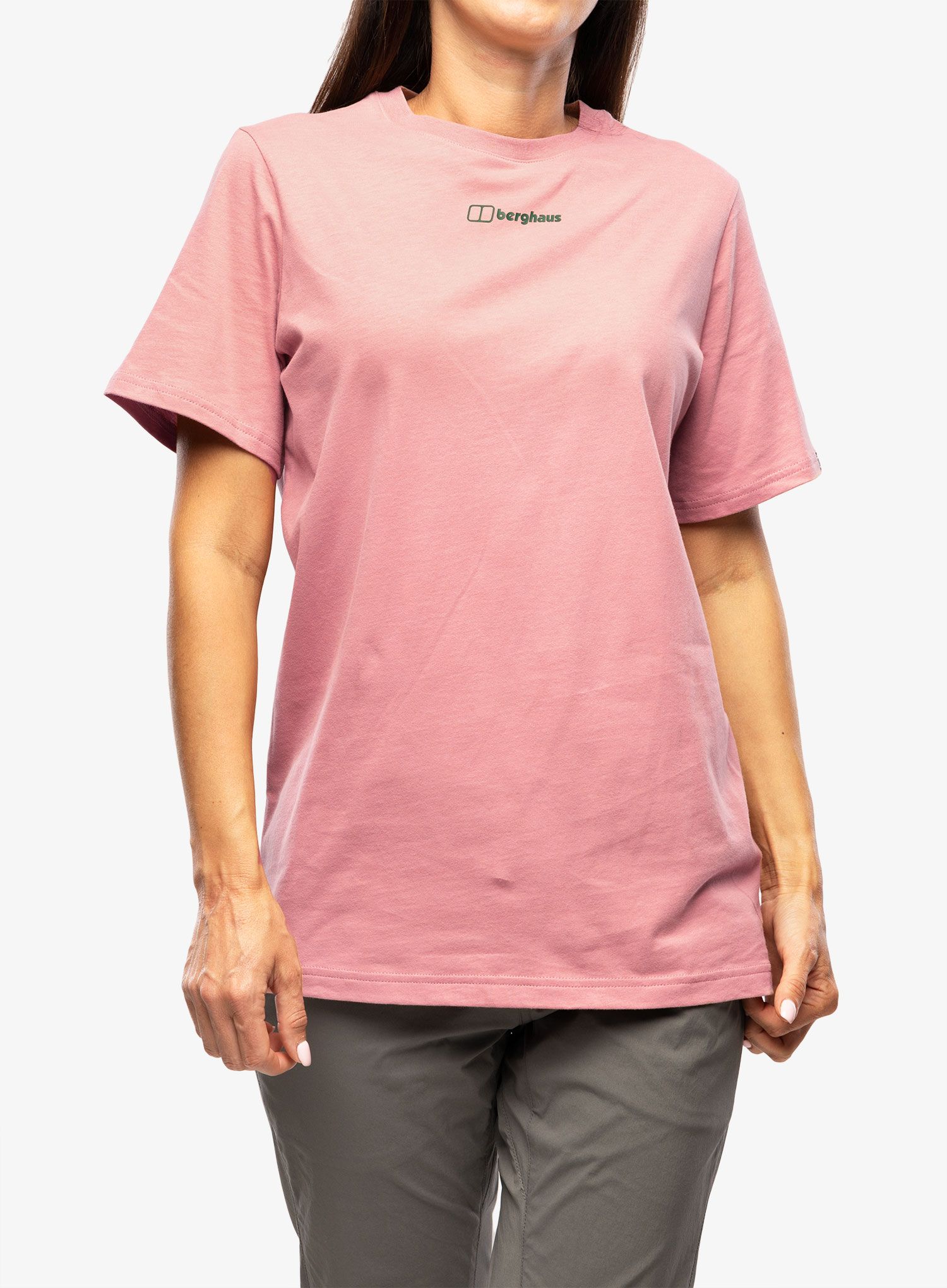 Dámske tričko Berghaus Boyfriend Buttermere Ss Tee - rose dawn
