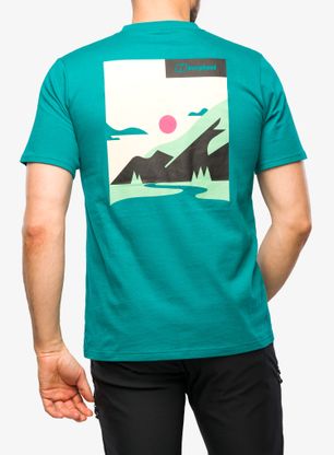 Pánske tričko Berghaus Buttermere Ss Tee - deep lake
