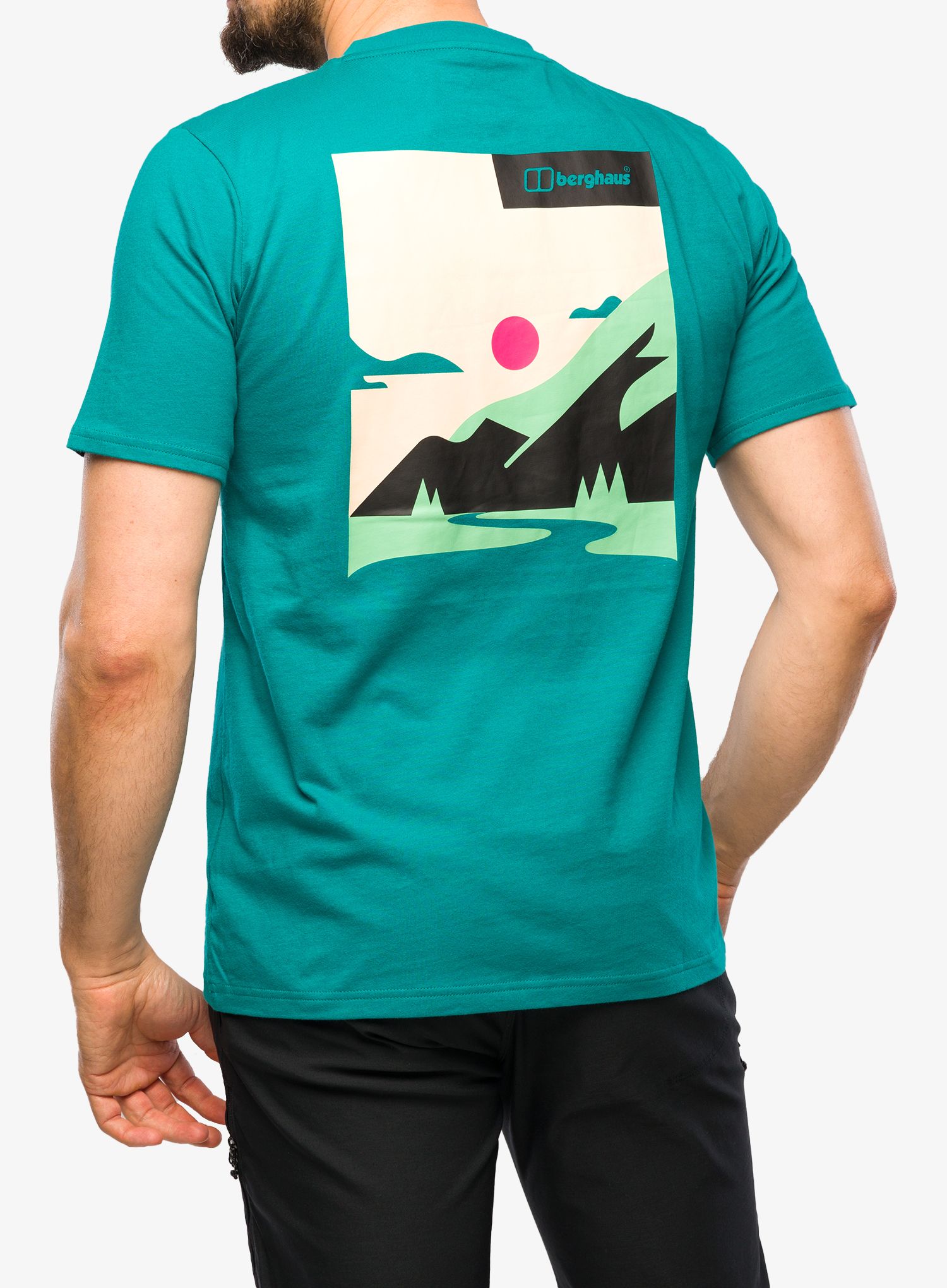 Pánske tričko Berghaus Buttermere Ss Tee - deep lake