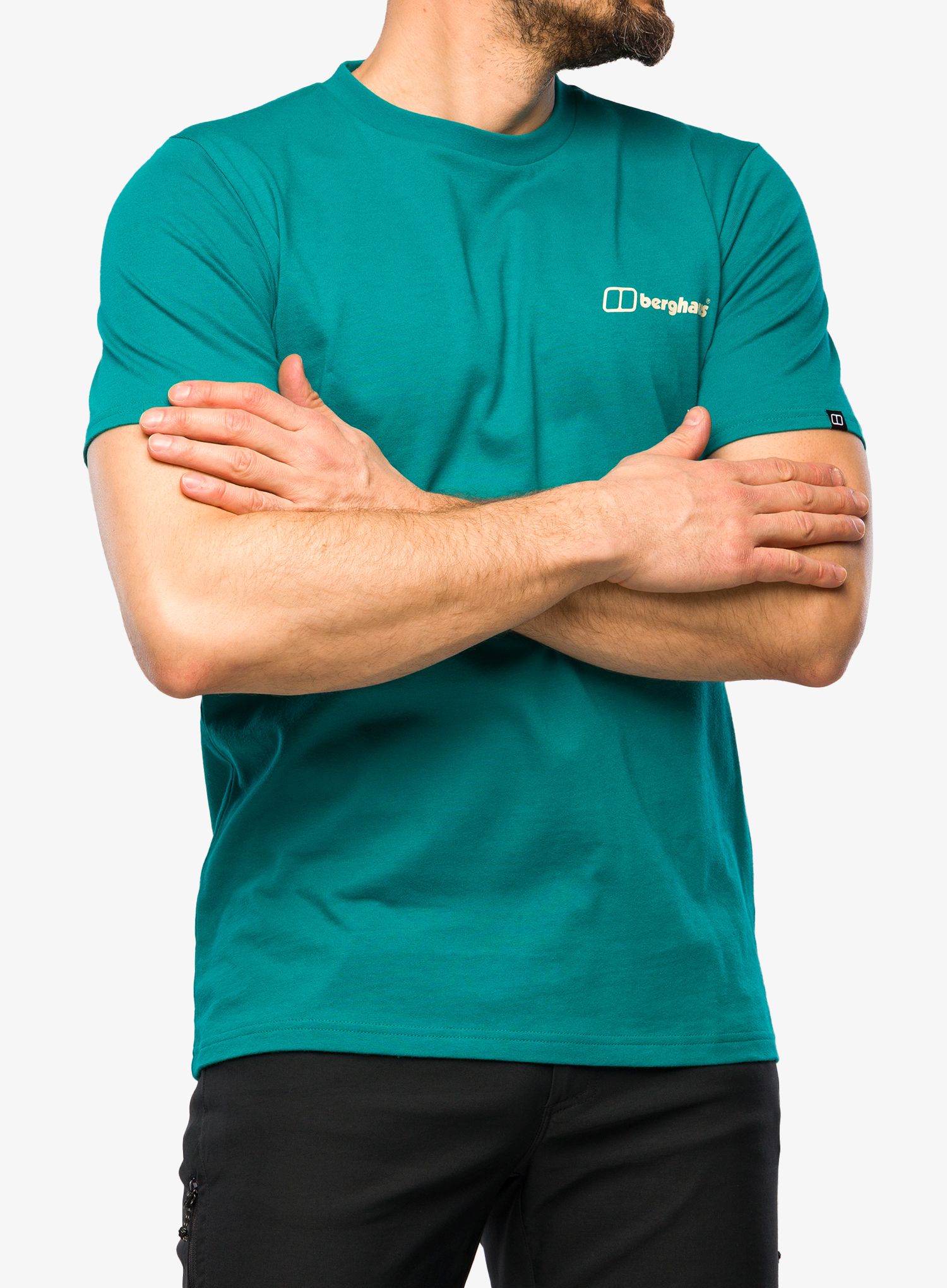 Pánske tričko Berghaus Buttermere Ss Tee - deep lake