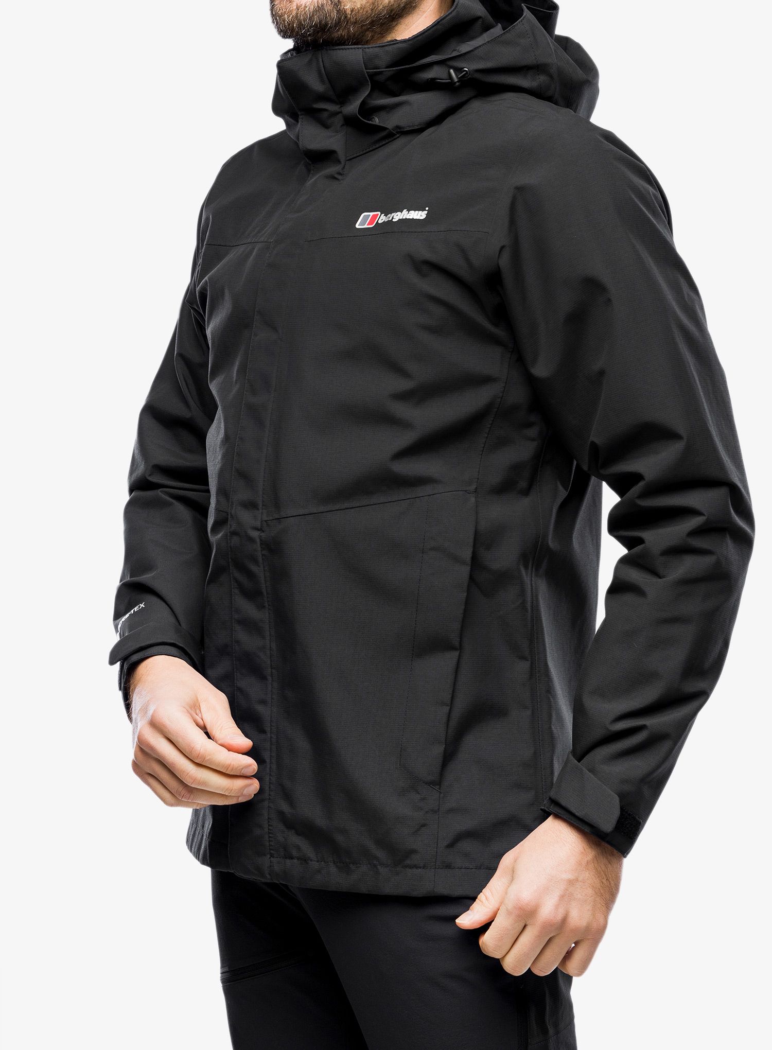GORE TEX bunda Berghaus Hillwalker InterActive Jacket - black/black