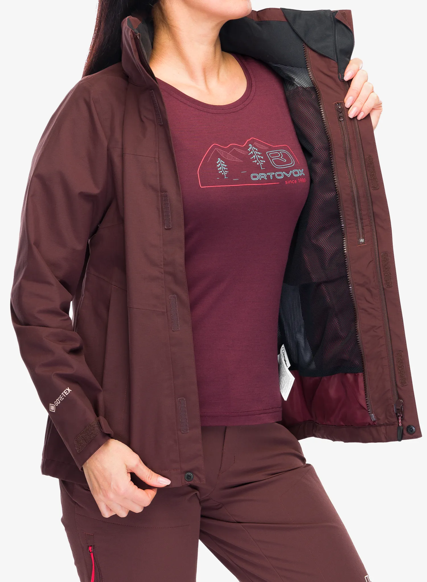 Bunda dámska Berghaus Hillwalker InterActive Shell - cedar brown