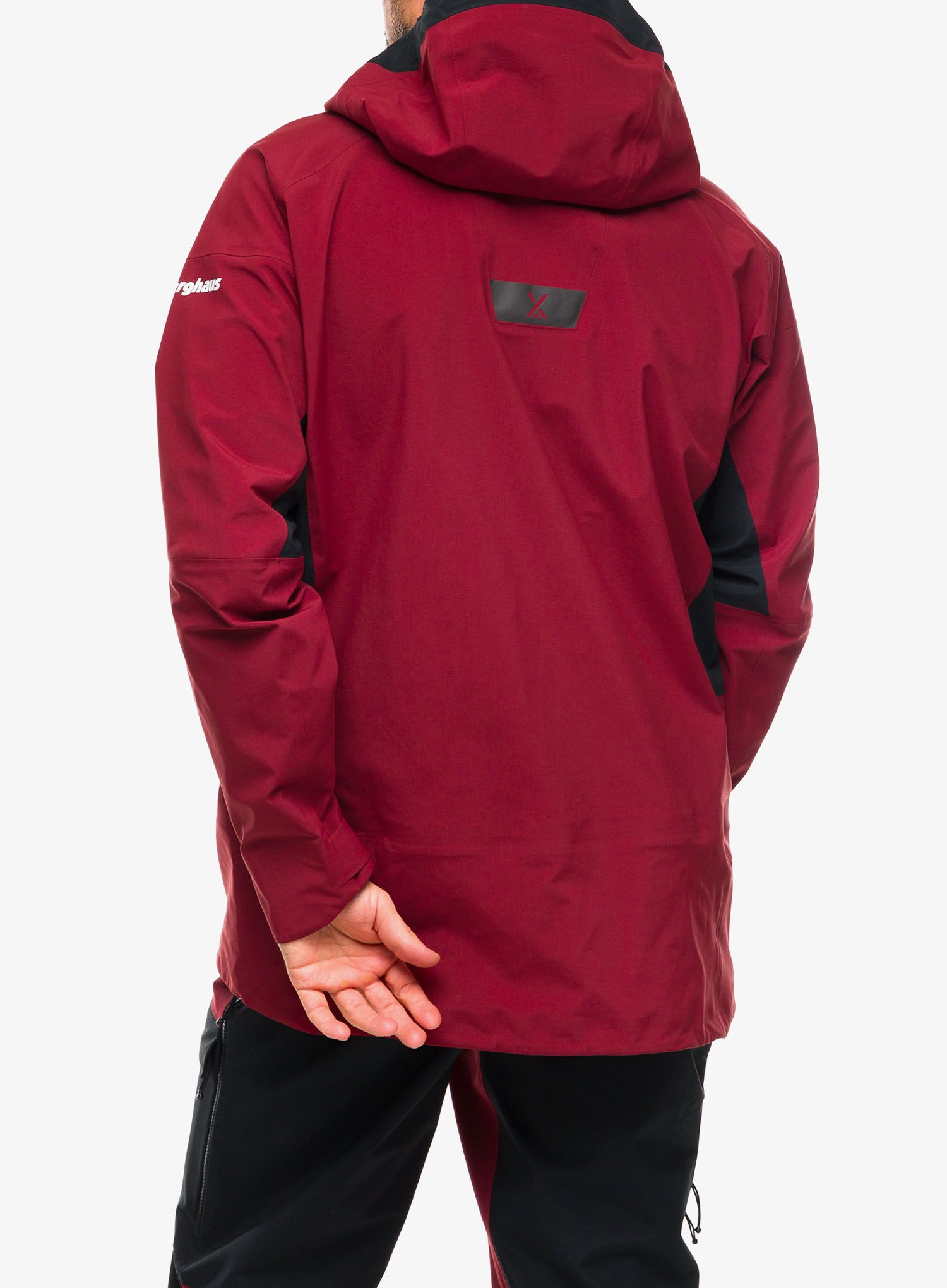 Nepremokavá bunda Berghaus MTN Arete Descend GTX Jacket - syrah/jet black