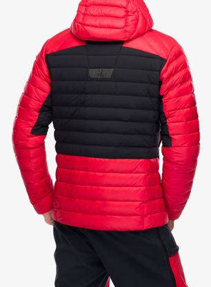 Páperová bunda Berghaus MTN Seeker MW Down Hoody - goji berry/jet black