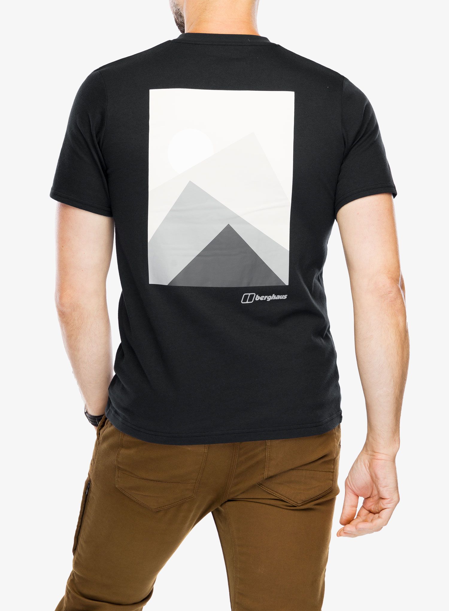 Bavlnené tričko Berghaus Mtn Silhouette SS Tee - black/black