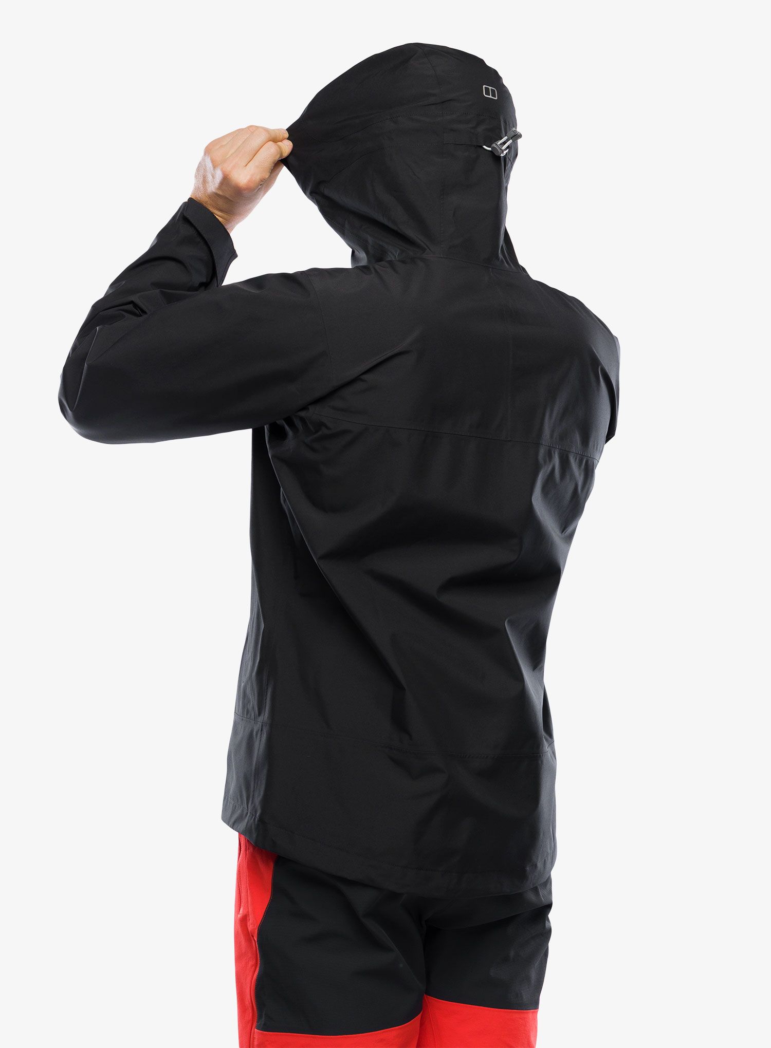 Bunda do dažďa Berghaus Paclite Dynak Shell Jacket - black/black