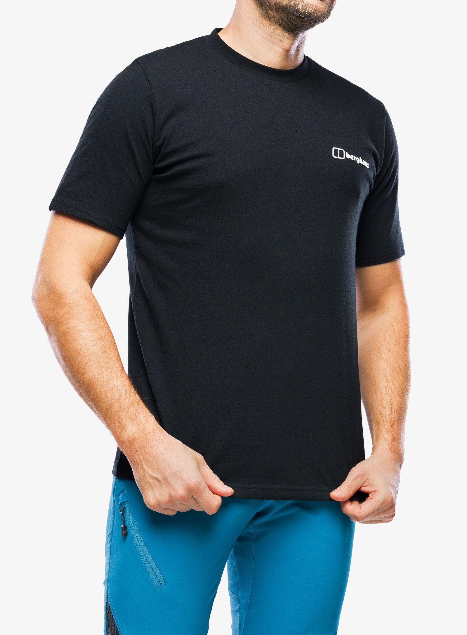 Tričko s potlačou Berghaus Seek Wonder Silhouette SS Tee - black