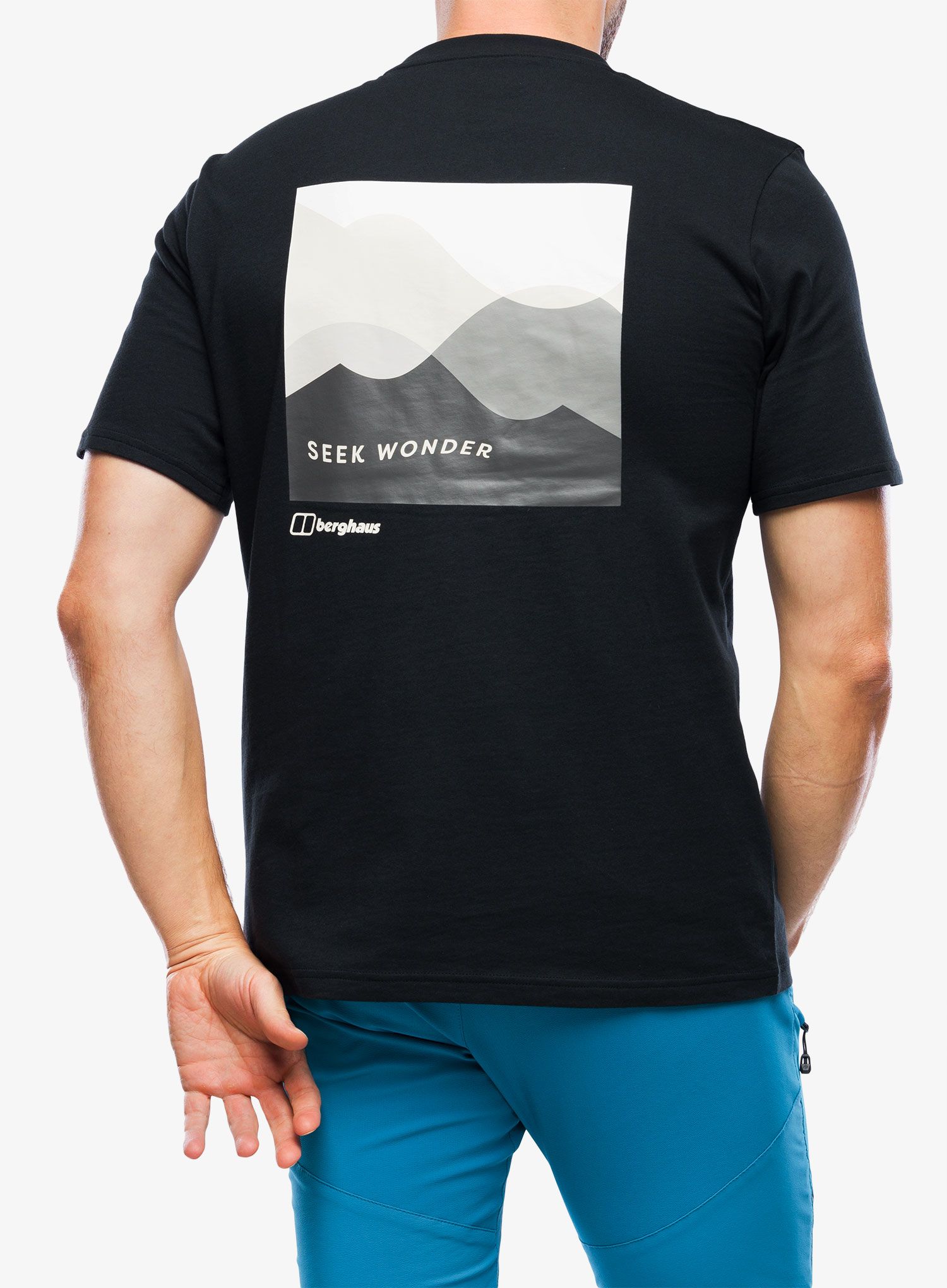 Tričko s potlačou Berghaus Seek Wonder Silhouette SS Tee - black