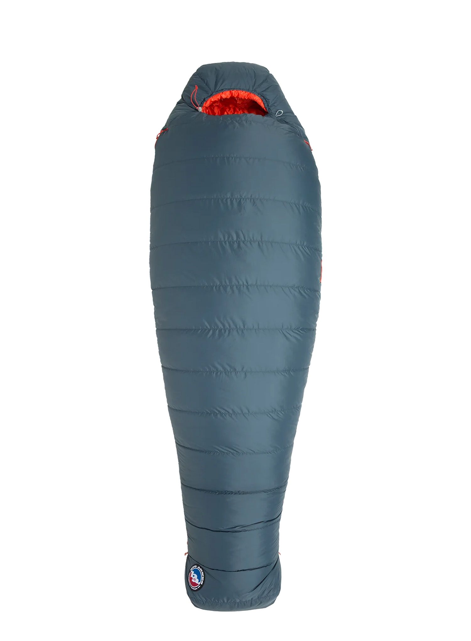 Páperový spacák Big Agnes Torchlight 20 (183 cm) Regular Left - slate/orange