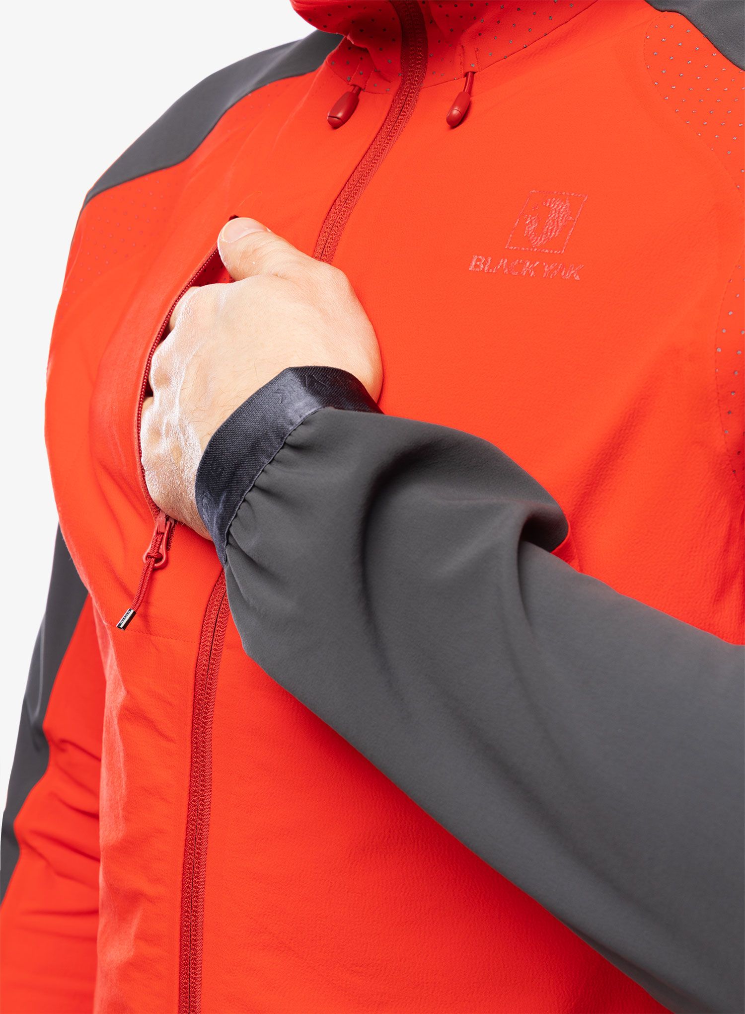 Softshellová bunda BlackYak Modicana Jacket - fiery red
