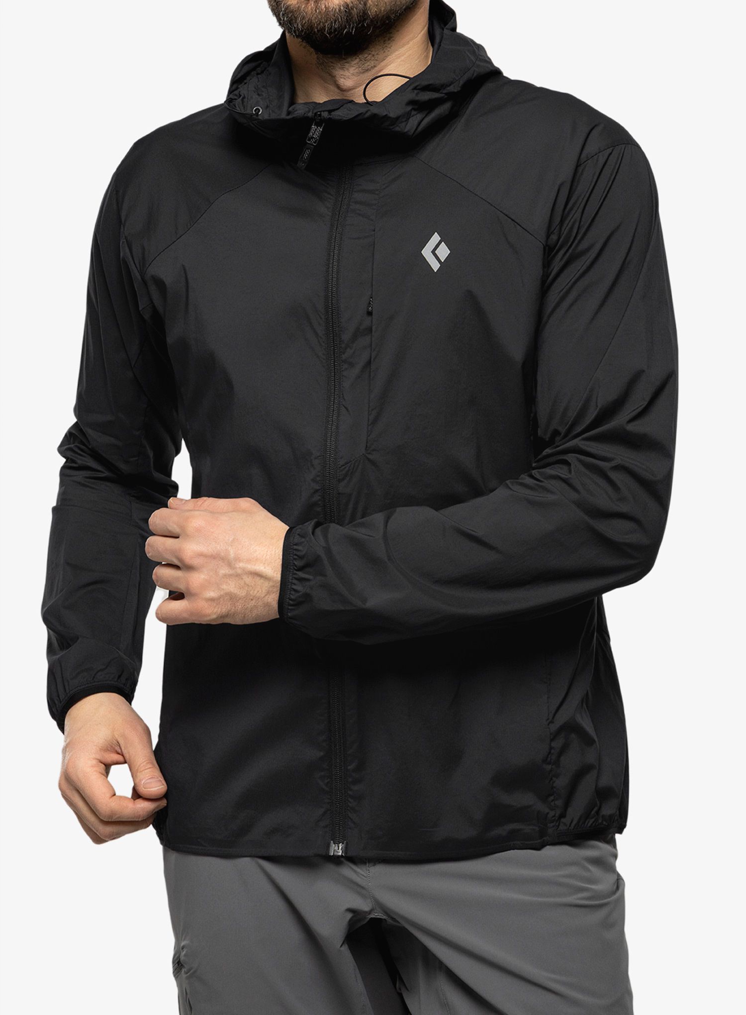 Softshellová bunda Black Diamond Alpine Start Hoody - black