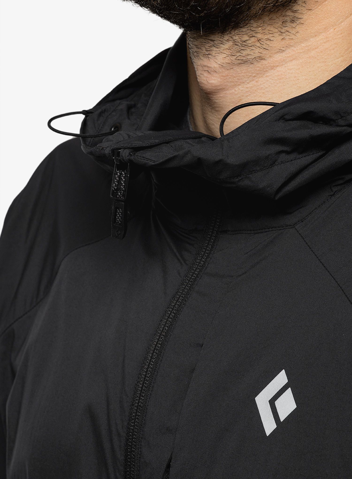 Softshellová bunda Black Diamond Alpine Start Hoody - black