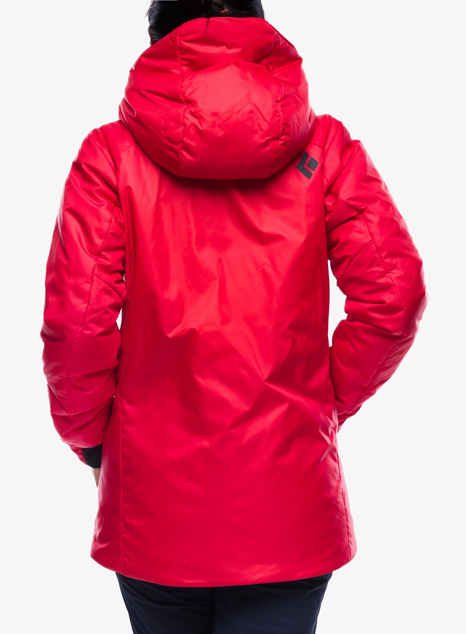Zateplená bunda Black Diamond Belay Parka - coral red