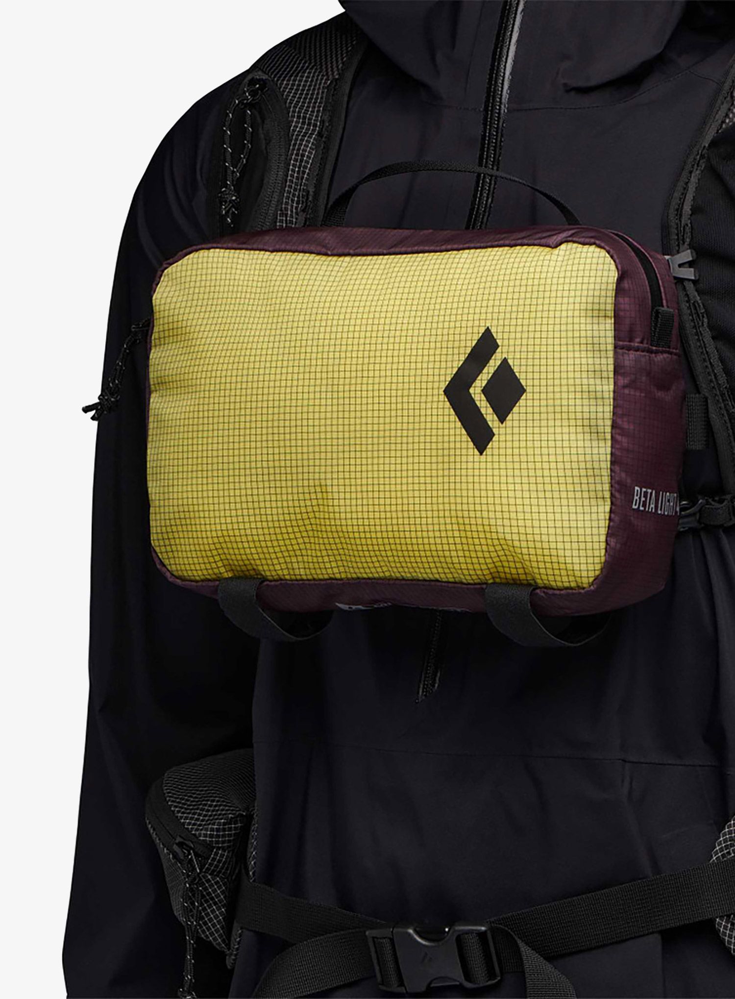 Vrecko do batoha Black Diamond Beta Light Pack Satellite Bag - mulberry/sunflare