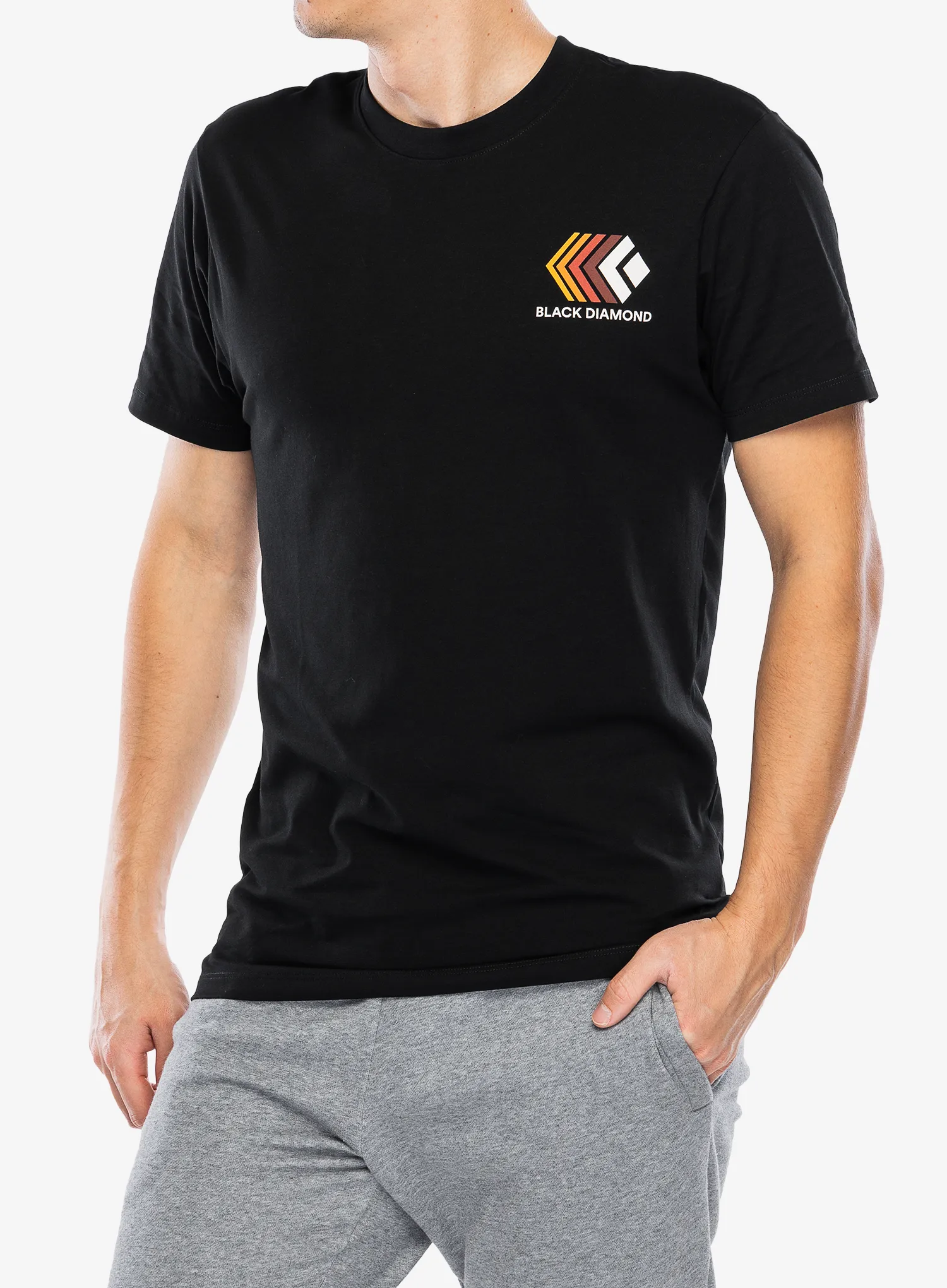 Bavlnené tričko Black Diamond Faded SS Tee - black