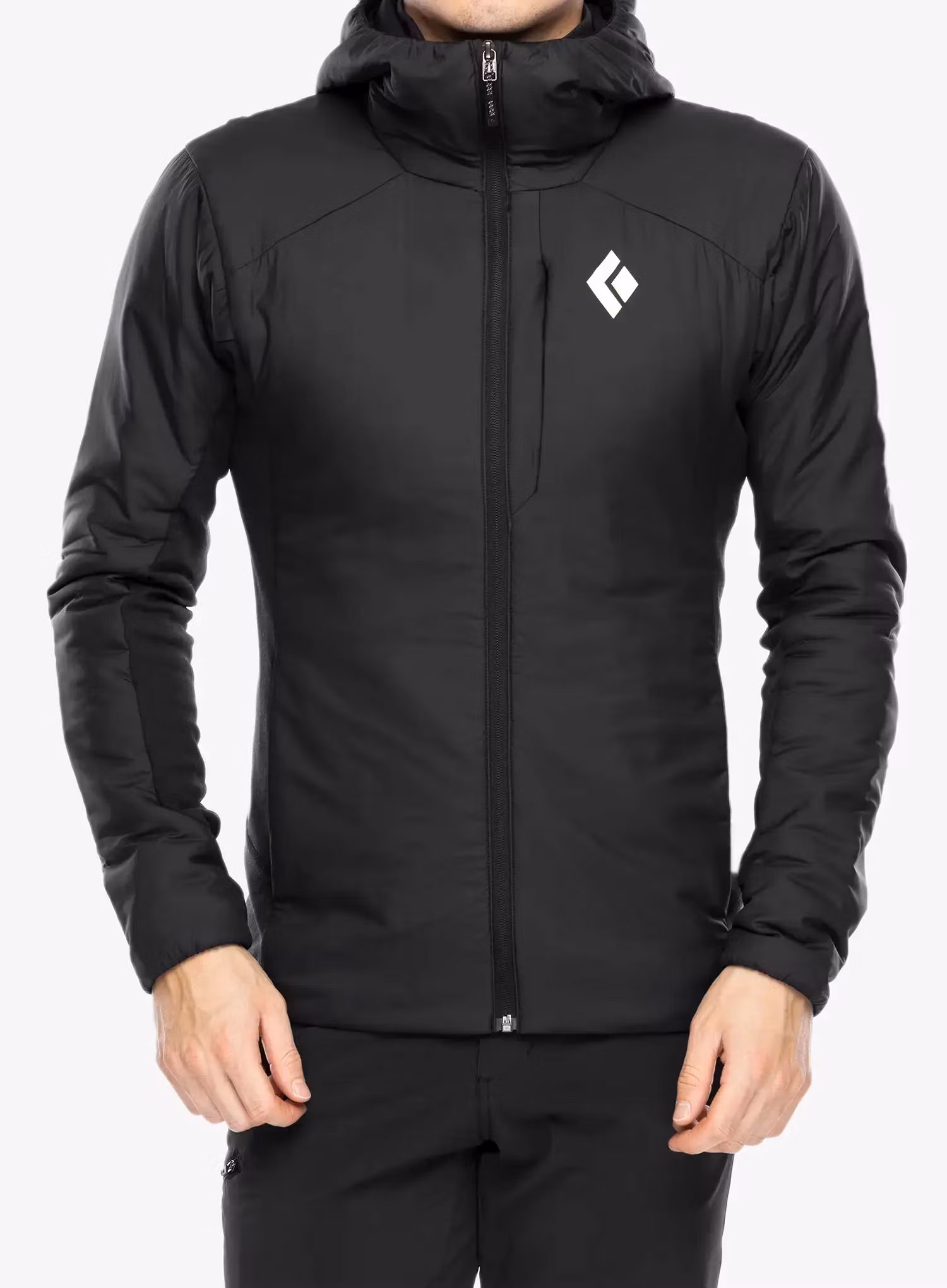 Zateplená bunda Black Diamond First Light Hybrid Hoody - blck/blck