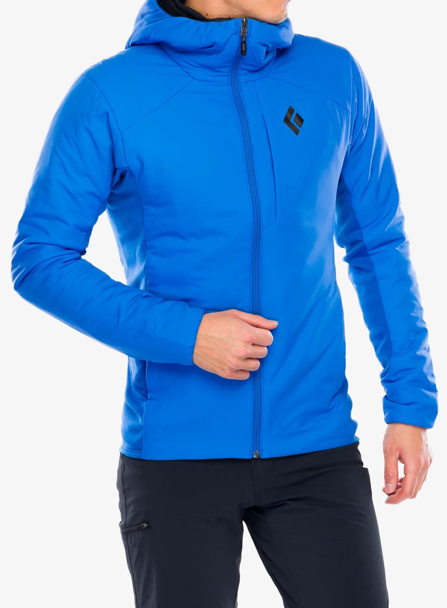 Zateplená bunda Black Diamond First Light Hybrid Hoody - drifter blue