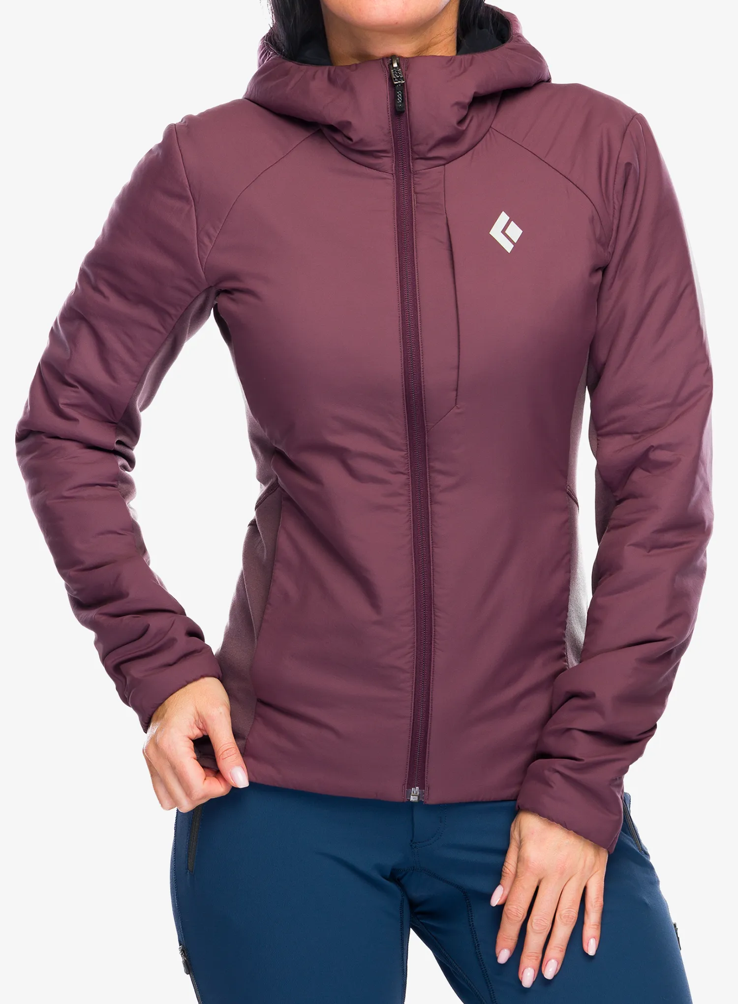 Zateplená bunda dámska Black Diamond First Light Hybrid Hoody - fig